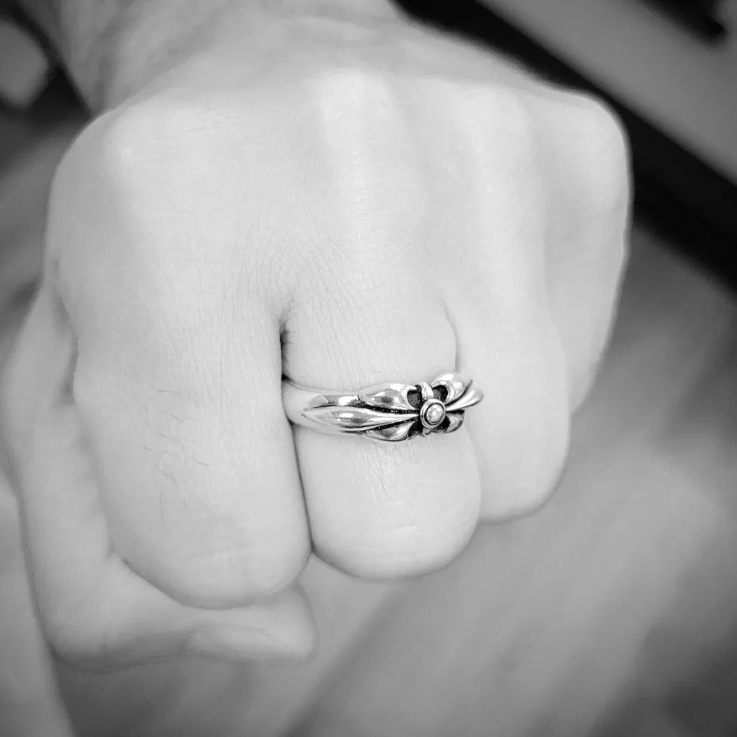 Other Fleur de Lys Floral Band (925 Silver) Size ONE SIZE - 2 Thumbnail