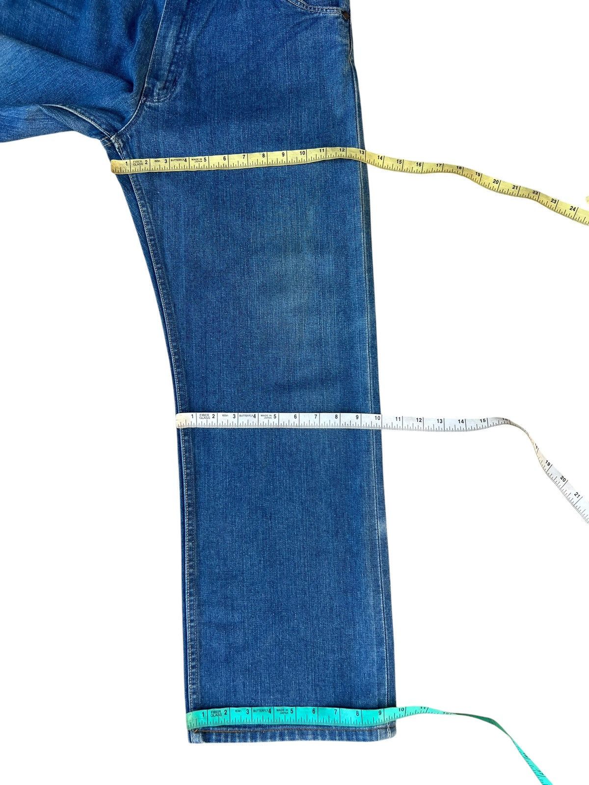 Vintage Vintage 90s Wrangler Blue Bell Fade Denim Selvedge Jeans Size US 34 / EU 50 - 5 Thumbnail
