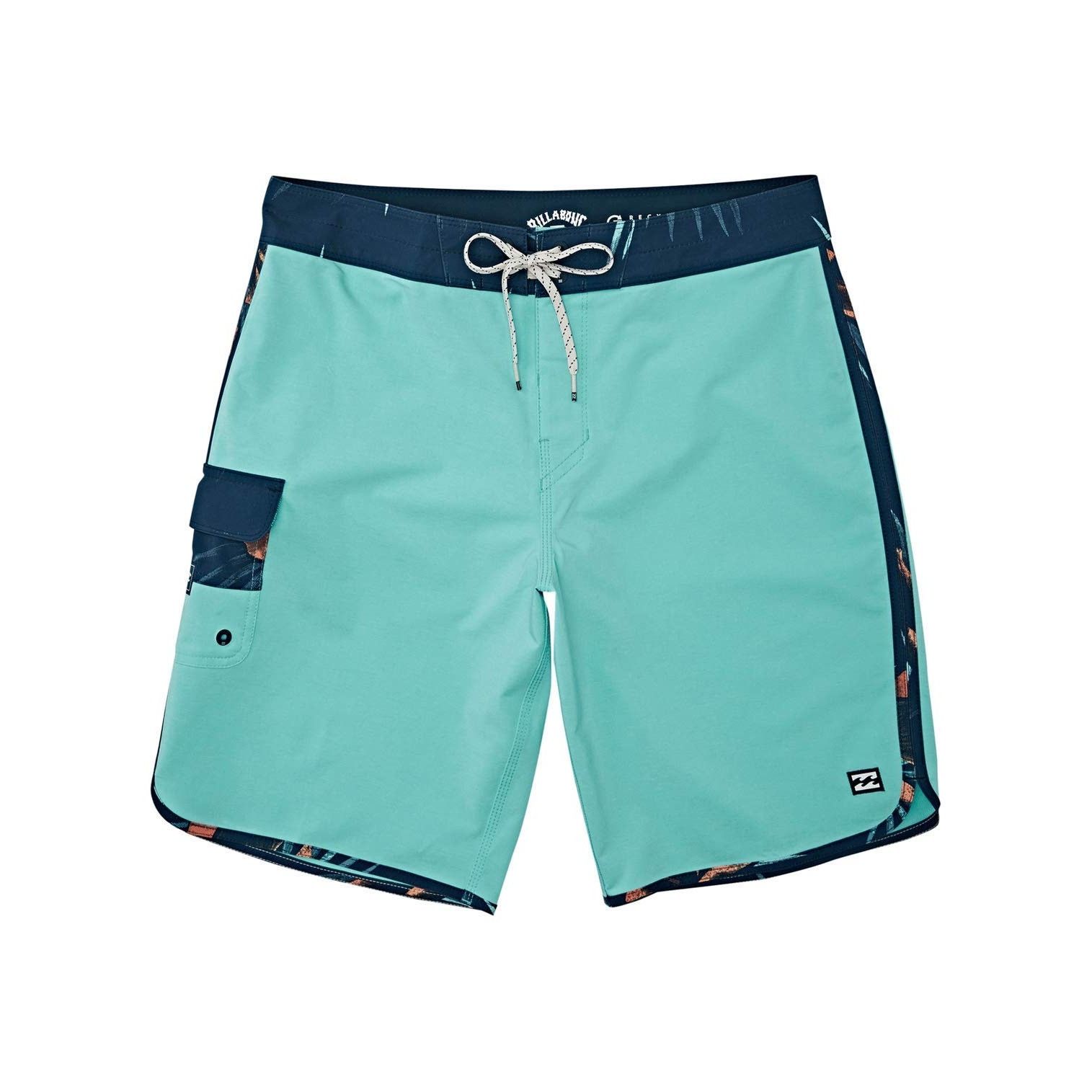 Billabong NEW Billabong Recycler 73 Pro Swim Shorts Aqua Green Mens 29 Size US 30 / EU 46 - 1 Thumbnail