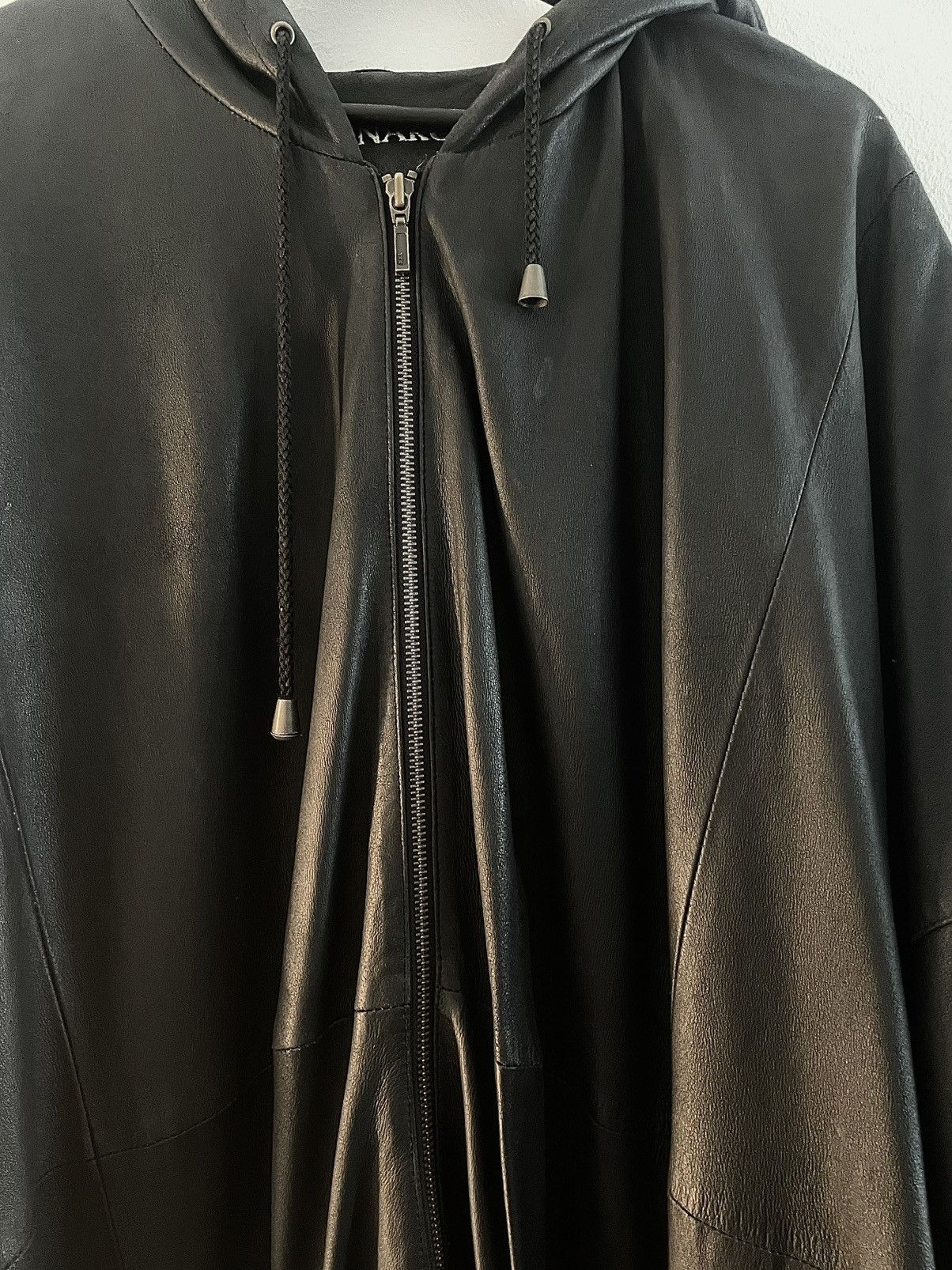 Other S’egnaro Full Leather Hooded Raincoat Size US XL / EU 56 / 4 - 4 Thumbnail