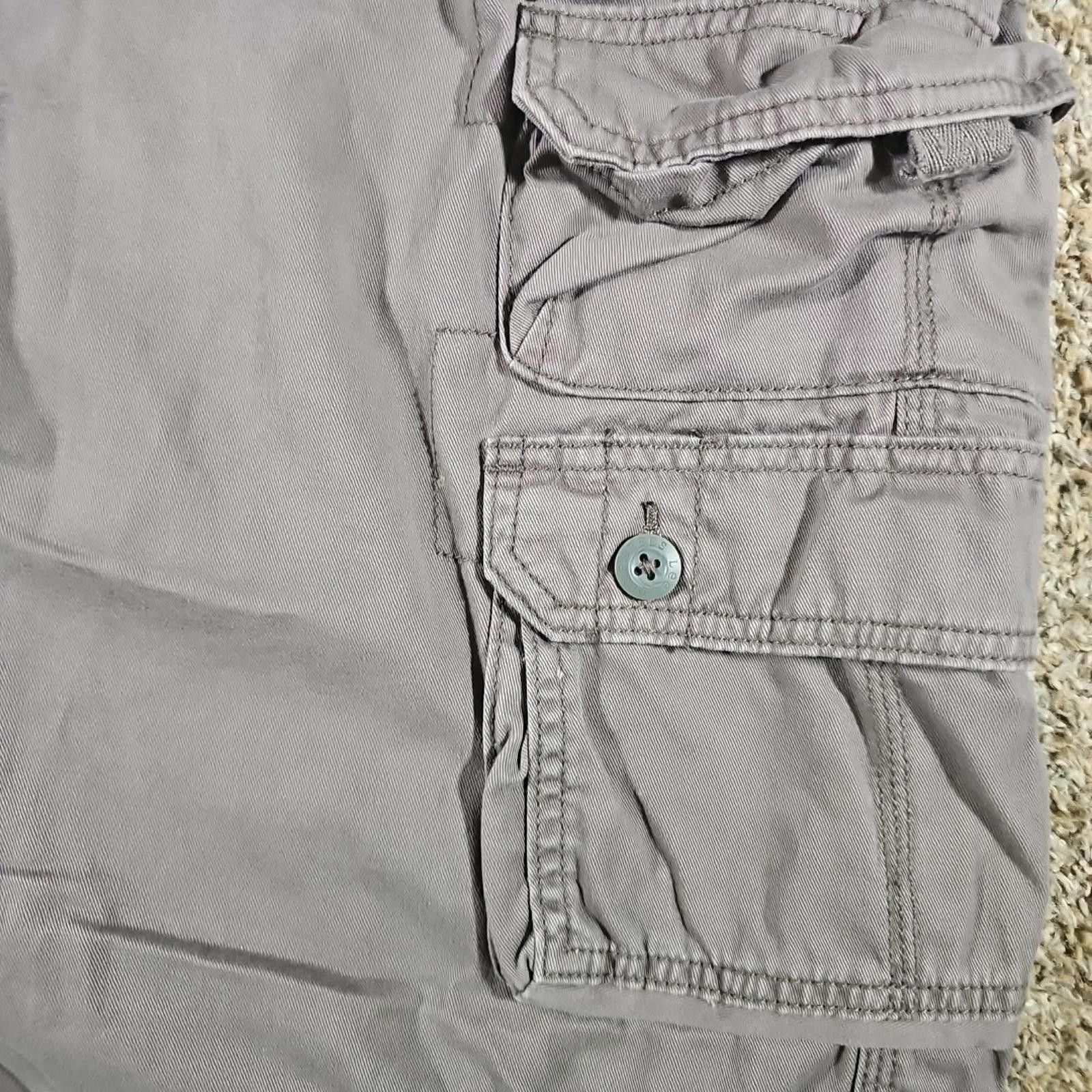 Lee Lee Dungarees Cargo Shorts Sz 50 Gray Utility Grunge Size US 44 / EU 60 - 2 Thumbnail