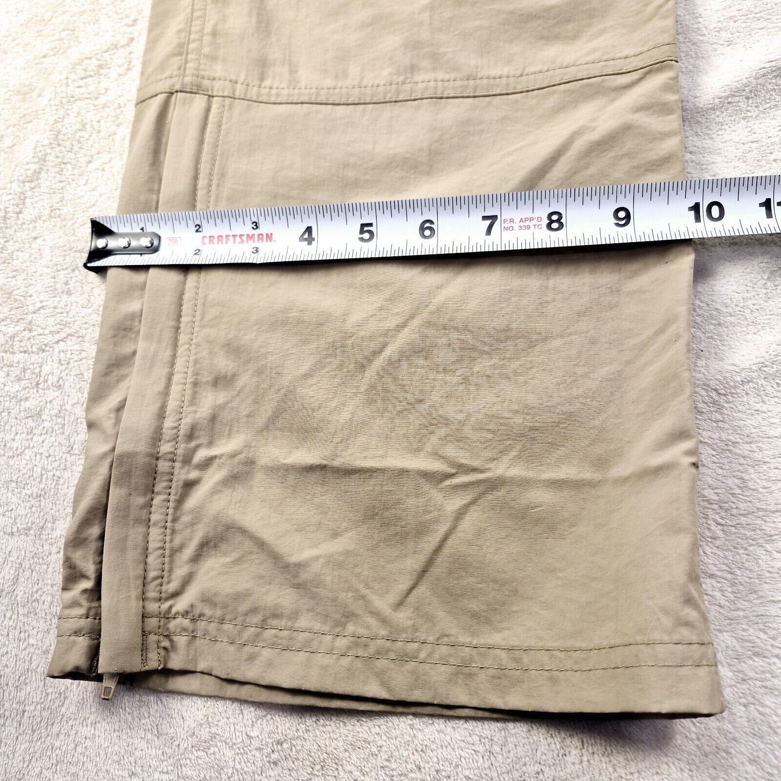 Eastern Mountain Sports Eastern Mountain Sports Women12 R Tan Cargo Hiking Pants Size 34" / US 12 / IT 48 - 4 Thumbnail