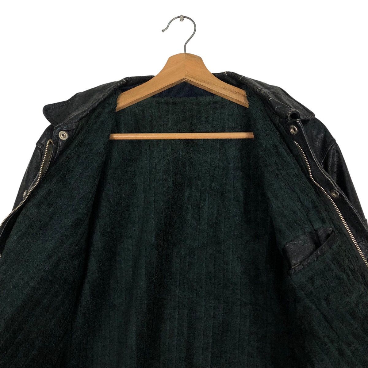 Japanese Brand 📌Vintage Biker Cafe Racer Leather Jacket Japan Issey Miyake Size US M / EU 48-50 / 2 - 15 Thumbnail