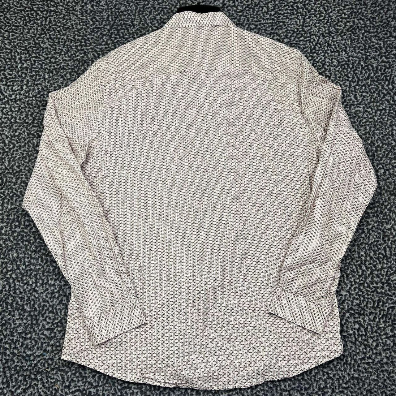 H&M H&M Premium Button Up Shirt L Cotton Men Slim Fit Printed Size US L / EU 52-54 / 3 - 2 Thumbnail