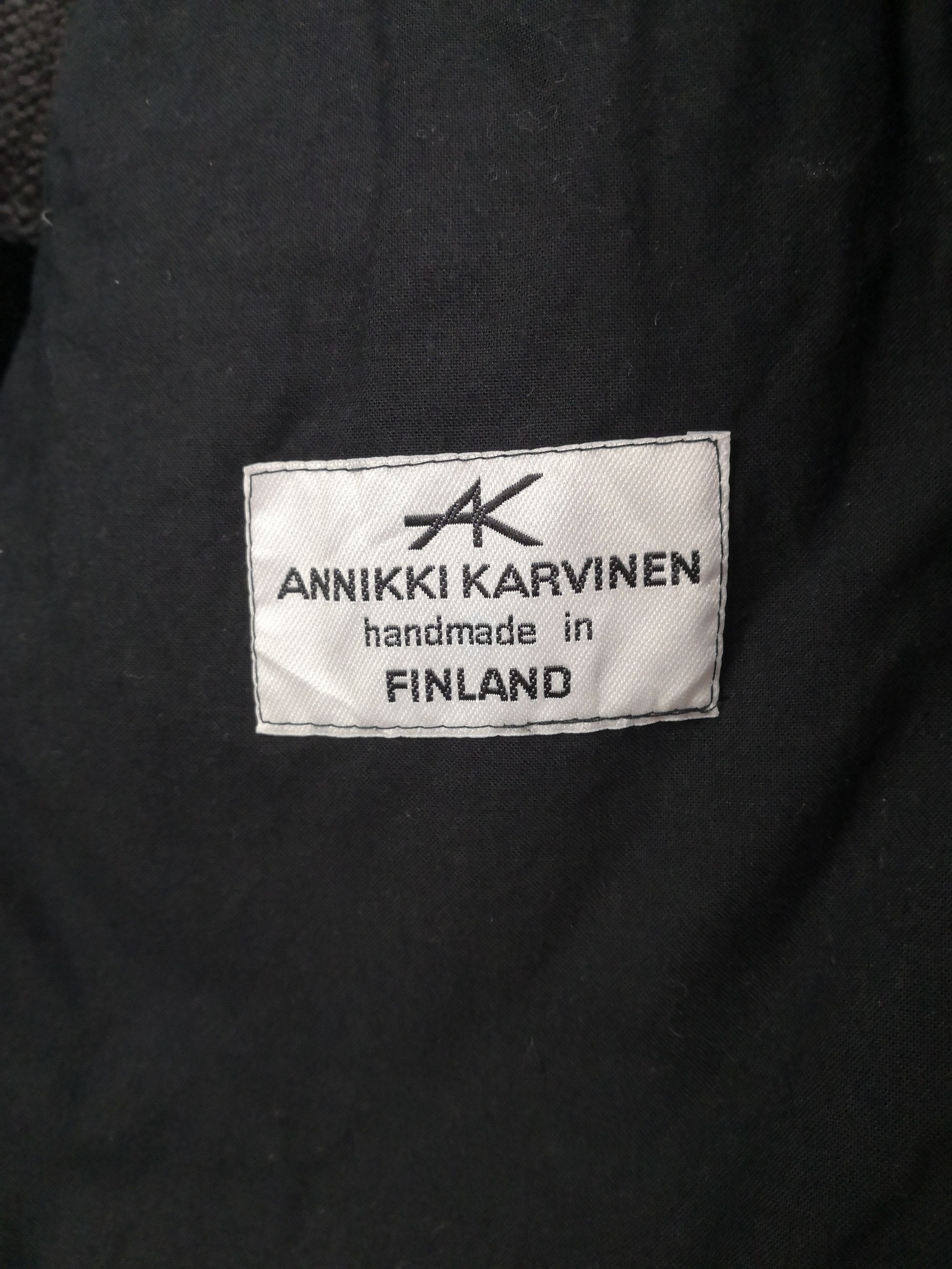 Annikki Karvinen Vintage Annikki Karvinen Jacket Handmade Art Winter Coat Size US L / EU 52-54 / 3 - 5 Thumbnail