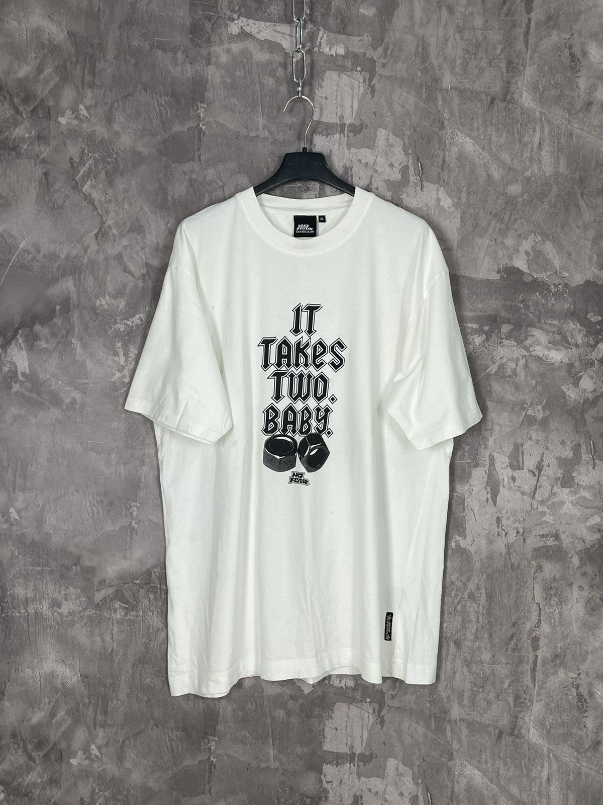 No Fear × Vintage Vintage 90s No Fear T-Shirt / “It Takes two baby” streetwear Size US XL / EU 56 / 4 - 1 Thumbnail