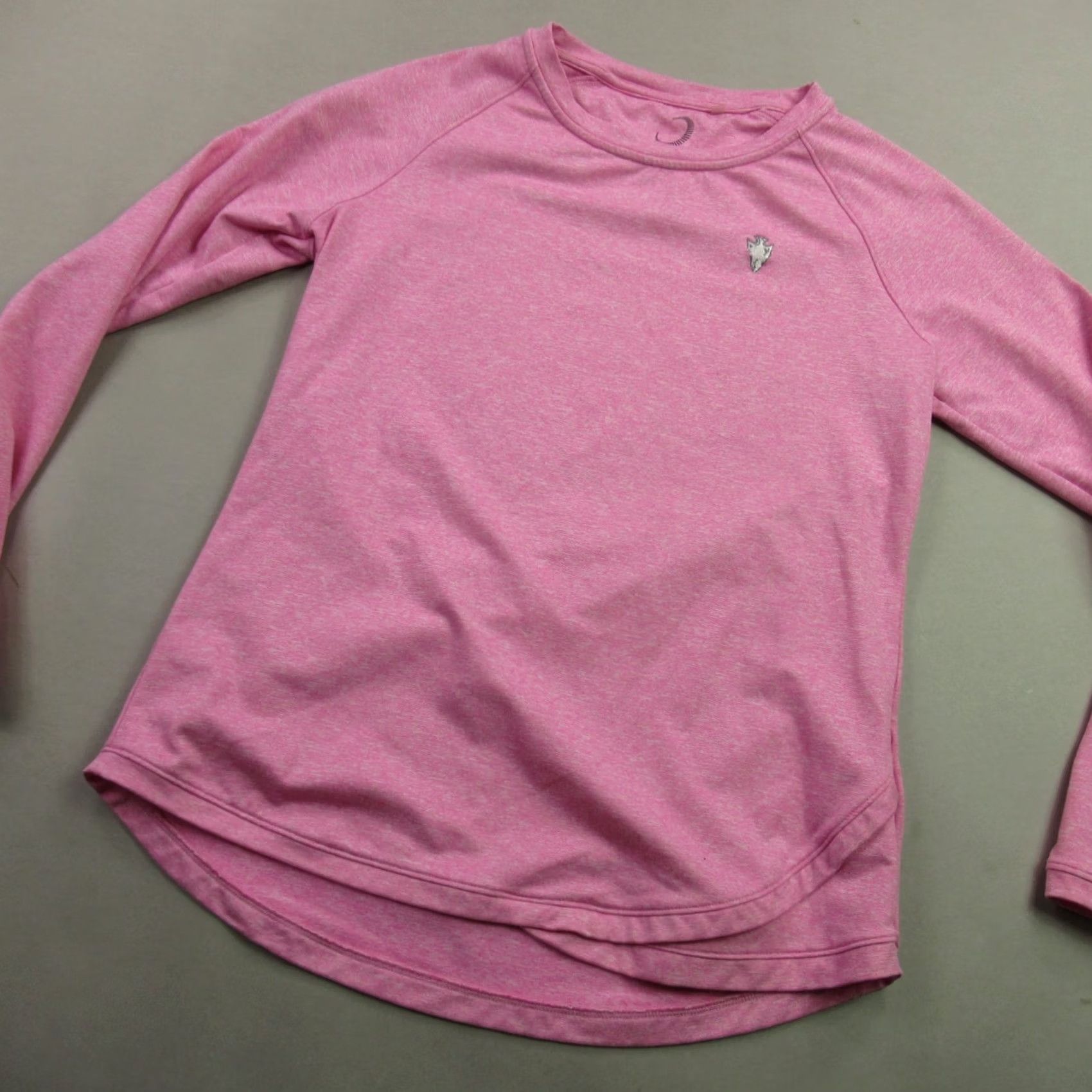 Vintage Zero Restriction Shirt Womens Medium Long Sleeve Outdoor Lightweight Crew Neck Pink Size M / US 6-8 / IT 42-44 - 2 Thumbnail