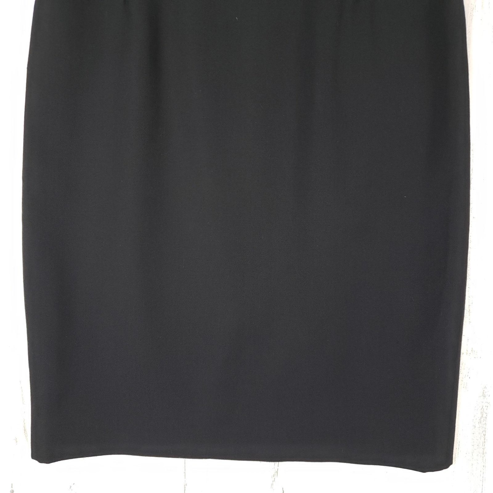 Other Ann Freedberg Black Elisa Lined Straight, Pencil Skirt 8 Size 30" / US 8 / IT 44 - 3 Thumbnail