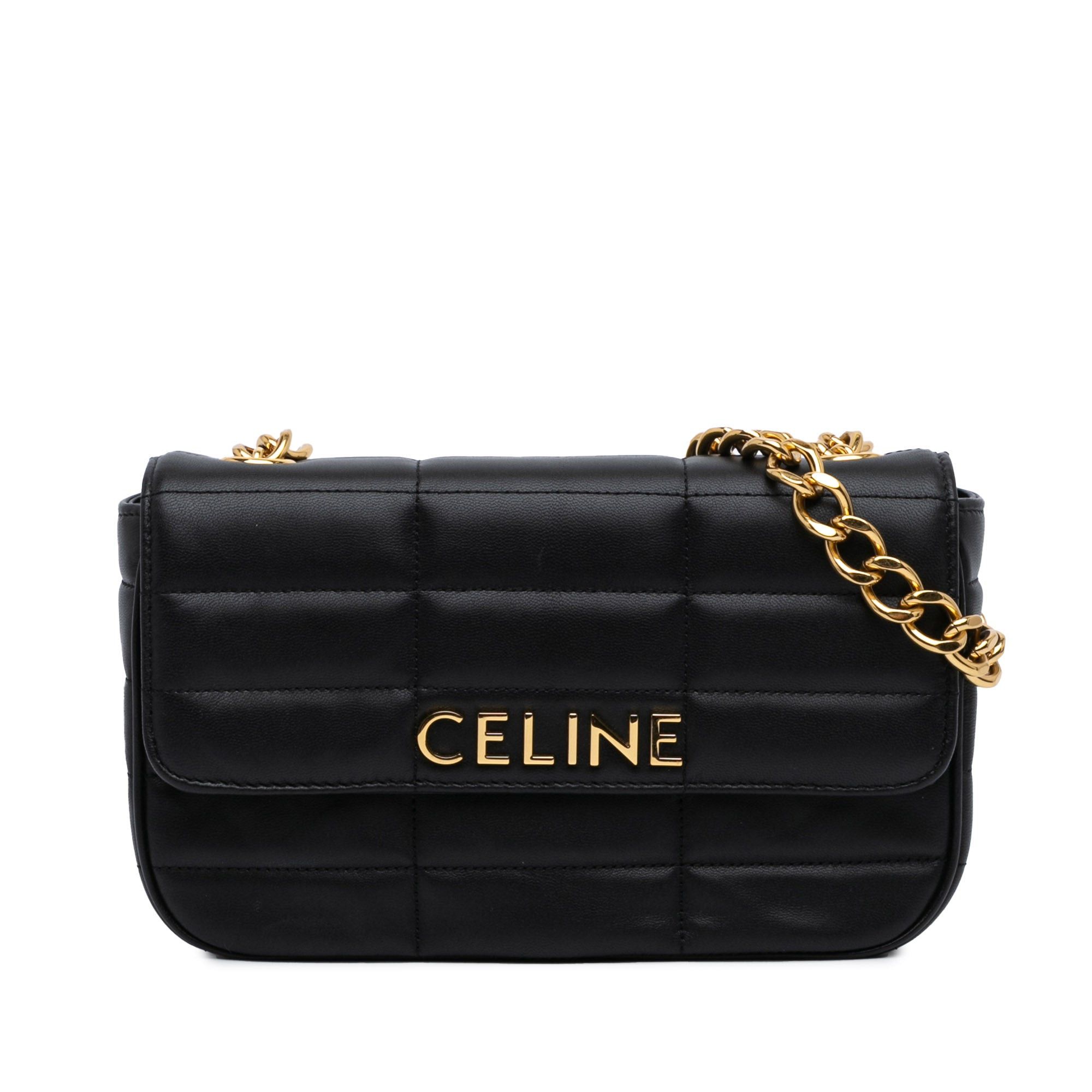 Celine Celine Monochrome Shoulder Bag Black Size ONE SIZE - 1 Thumbnail