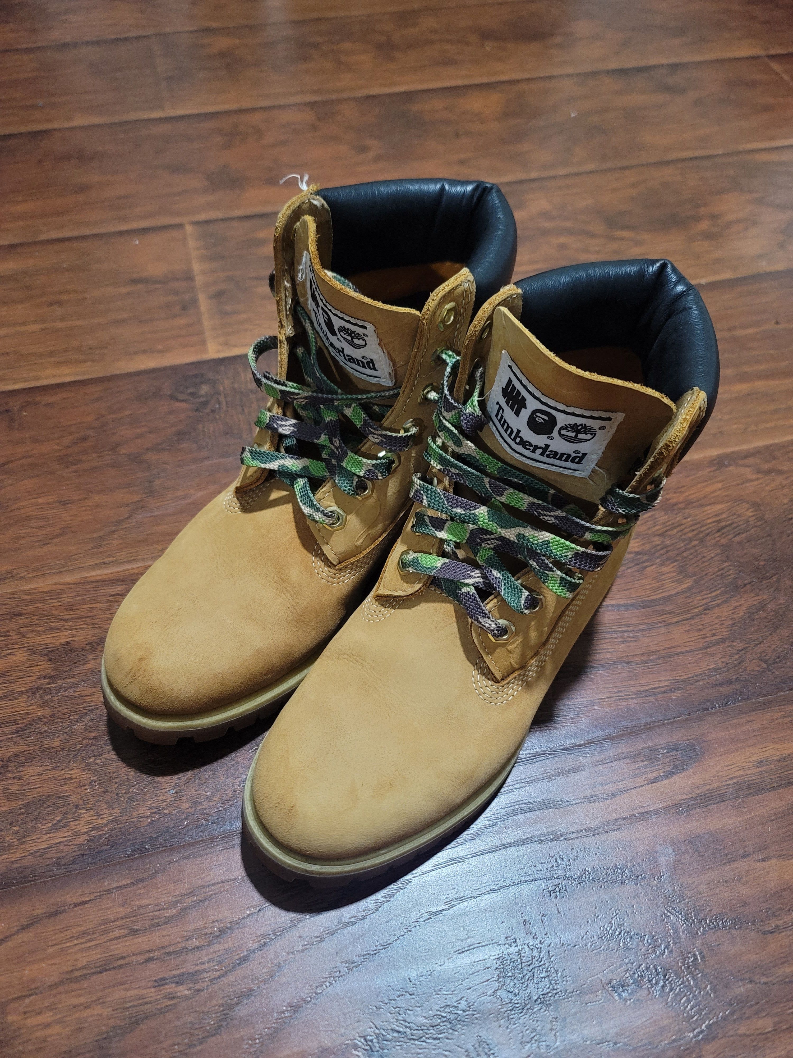 Bape × Timberland × Undefeated Bape x Timberland x