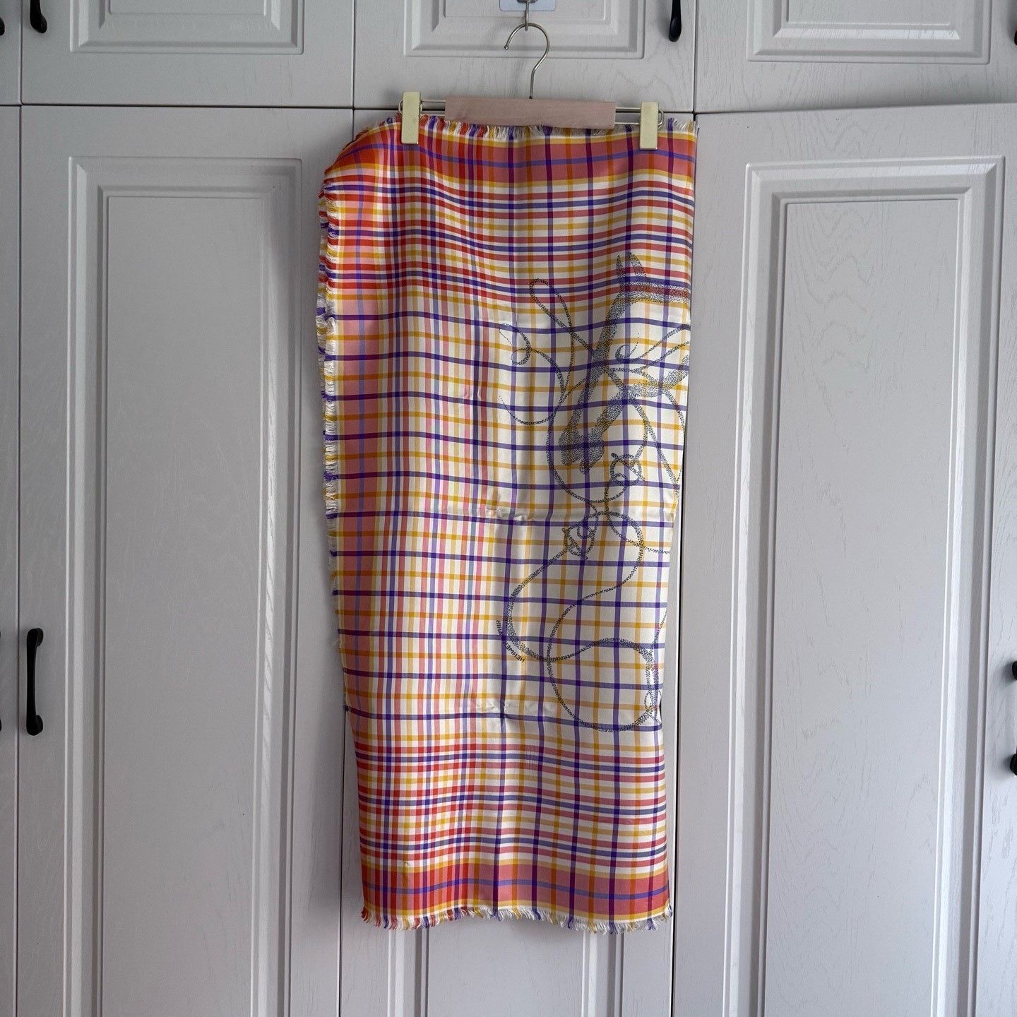 Hermes Hermès Silk Scarf with Horse Print Size ONE SIZE - 1 Thumbnail