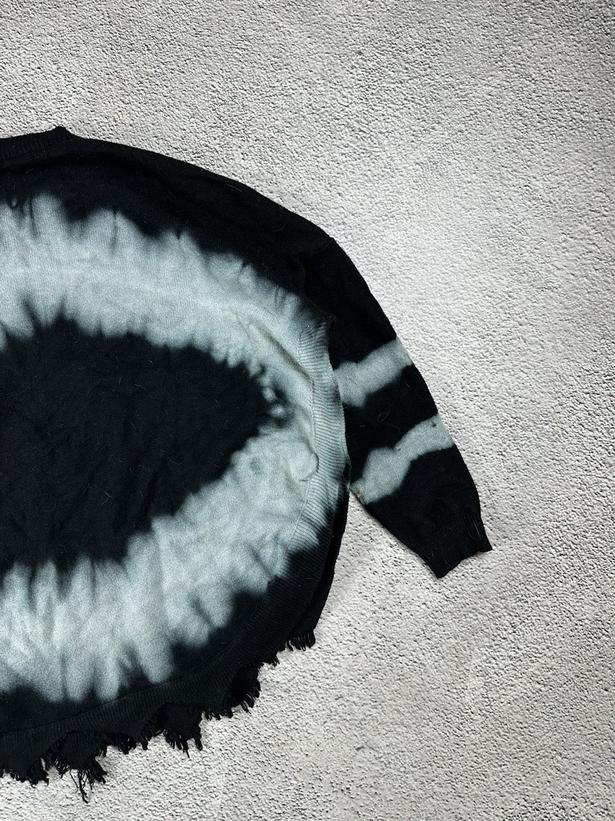 Japanese Brand Avant Garde Tie-Dye Destroyed Sweater Punk Y2K Grunge SK8 Size M / US 6-8 / IT 42-44 - 6 Thumbnail