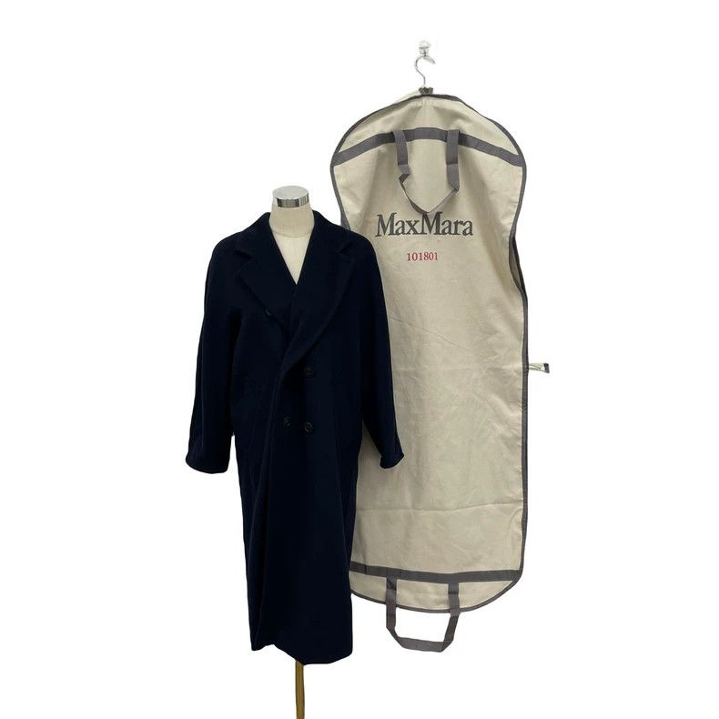 Max Mara Max Mara Black double-breasted coat Size XS / US 0-2 / IT 36-38 - 1 Thumbnail