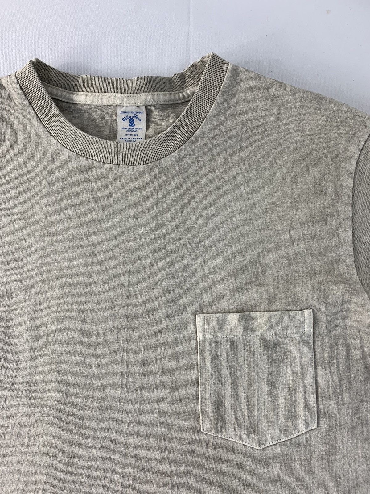 Vintage 90s Velva Sheen Plain Minimalist Single Pocket Brown Colour Size US M / EU 48-50 / 2 - 3 Thumbnail