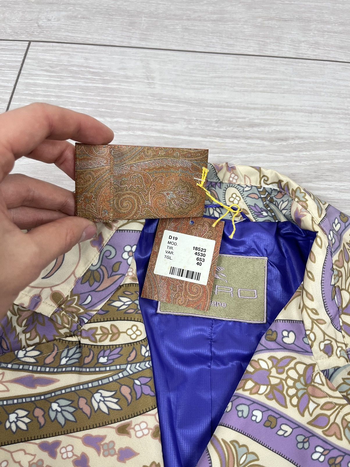Etro New Etro Multicolor All Over Print Nylon Trench Coat Jacket Size US M / EU 48-50 / 2 - 9 Thumbnail