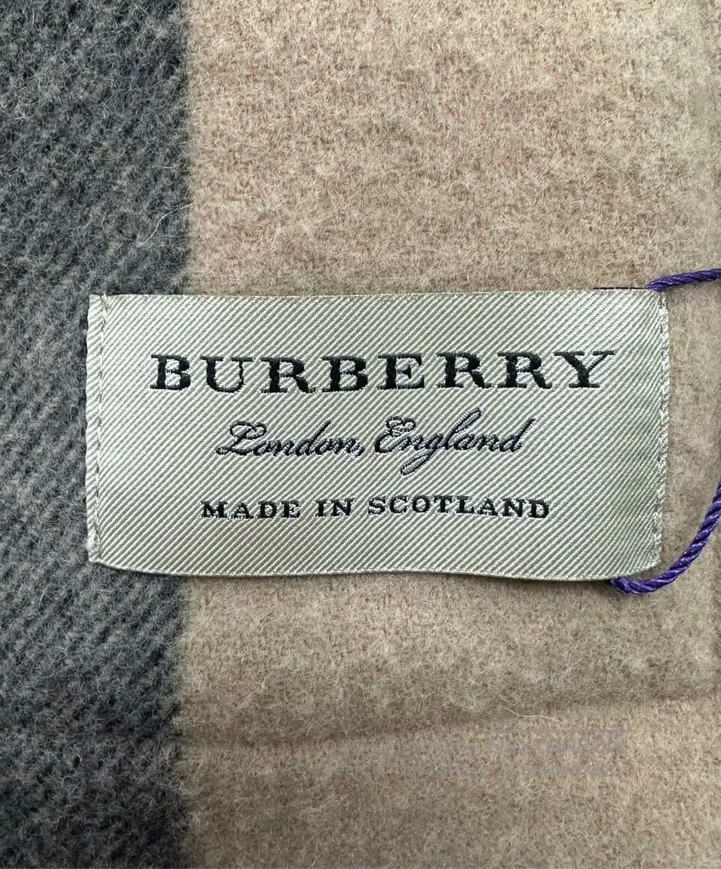 Burberry Burberry size F Red classic double-sided checkered woolen Size S / US 4 / IT 40 - 4 Thumbnail