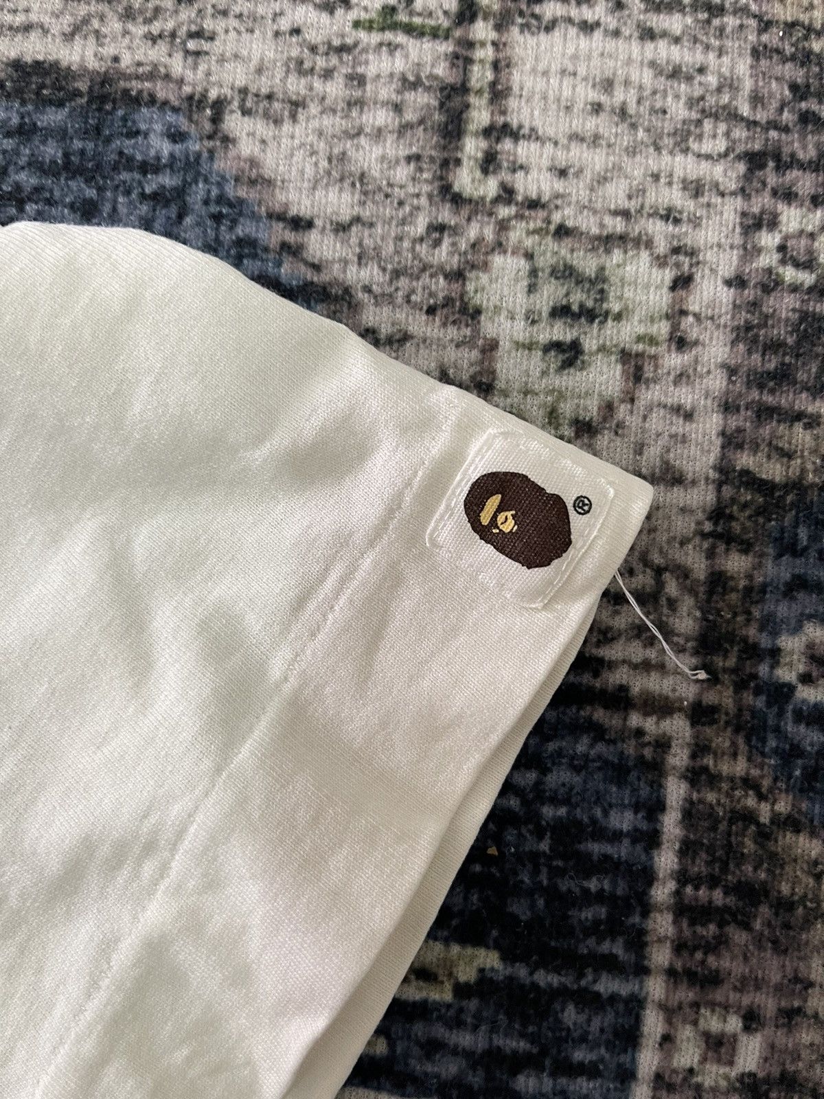 Bape 🇯🇵VINTAGE DISTRESSED BAPE ONE HUMAN SPELLOUT VERY RARE Size US L / EU 52-54 / 3 - 5 Thumbnail