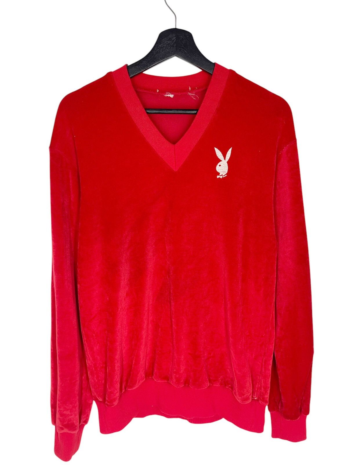 Playboy × Vintage ICONIC PLAYBOY JUMPER SWEATSHIRT REDS Size US M / EU 48-50 / 2 - 1 Thumbnail