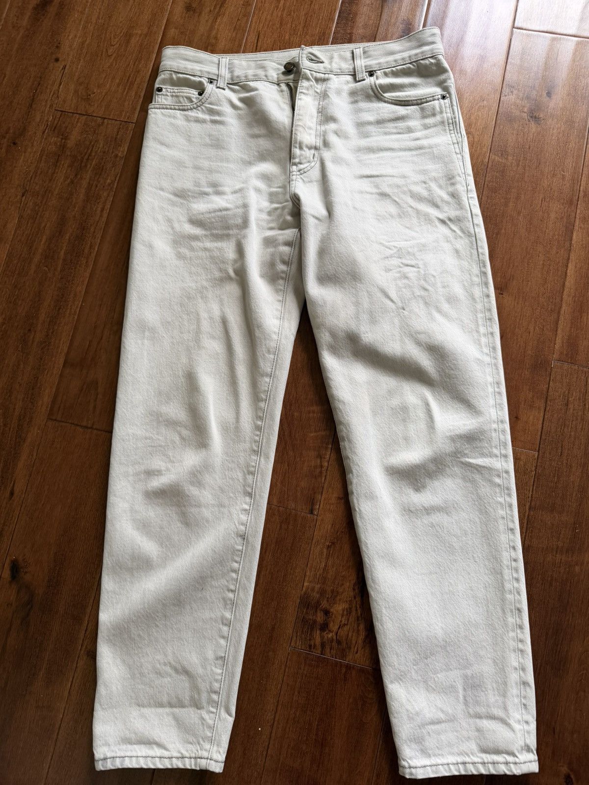 Saint Laurent Paris D26 straight leg jeans Size US 30 / EU 46 - 1 Thumbnail