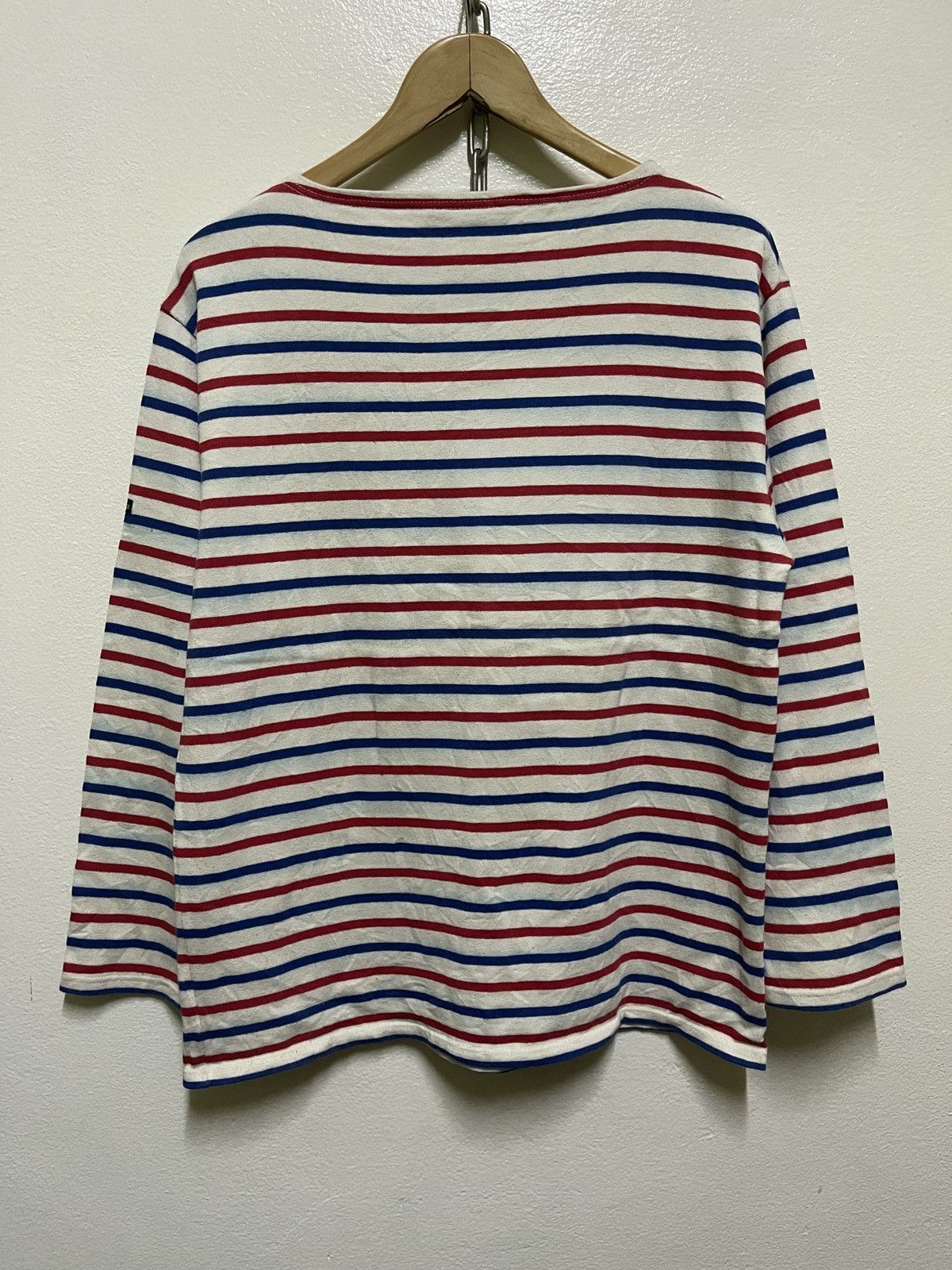 Saint James Saint James Stripe Boat Neck Long Sleeve Size US L / EU 52-54 / 3 - 7 Thumbnail