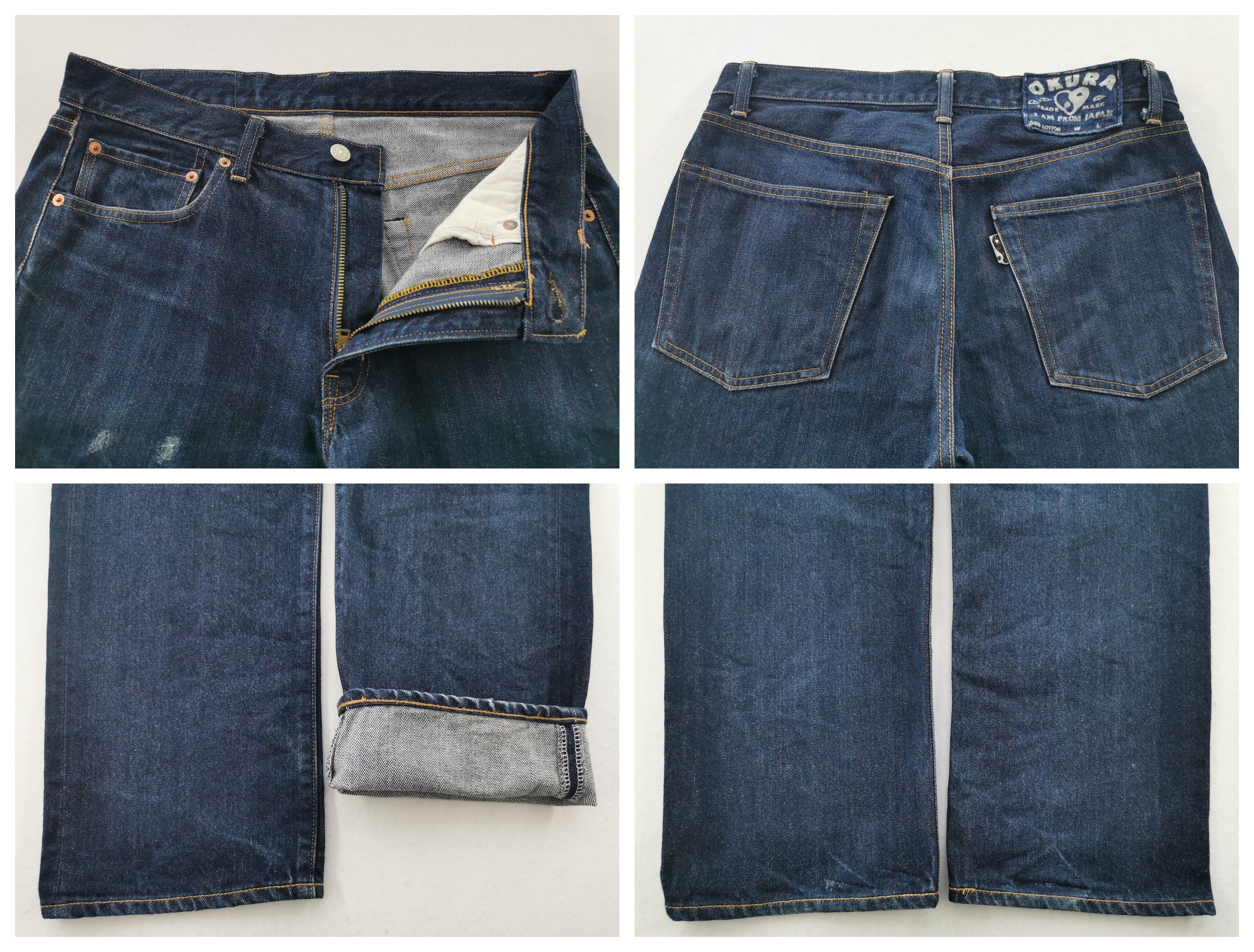 Okura Vintage 90's Okura Japanese Brand Denim Made In Japan Size US 34 / EU 50 - 8 Thumbnail