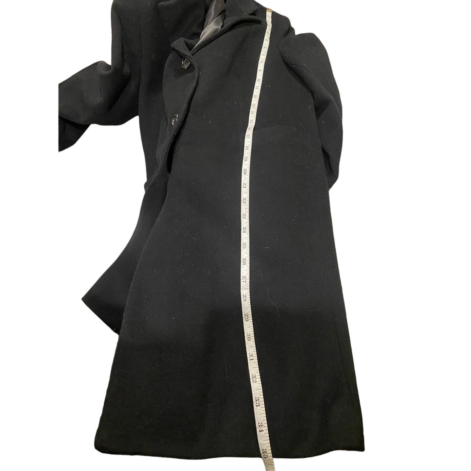 Lauren Ralph Lauren Ralph Lauren Black Wool Front Pockets Reefer Coat 4 Size S / US 4 / IT 40 - 6 Thumbnail