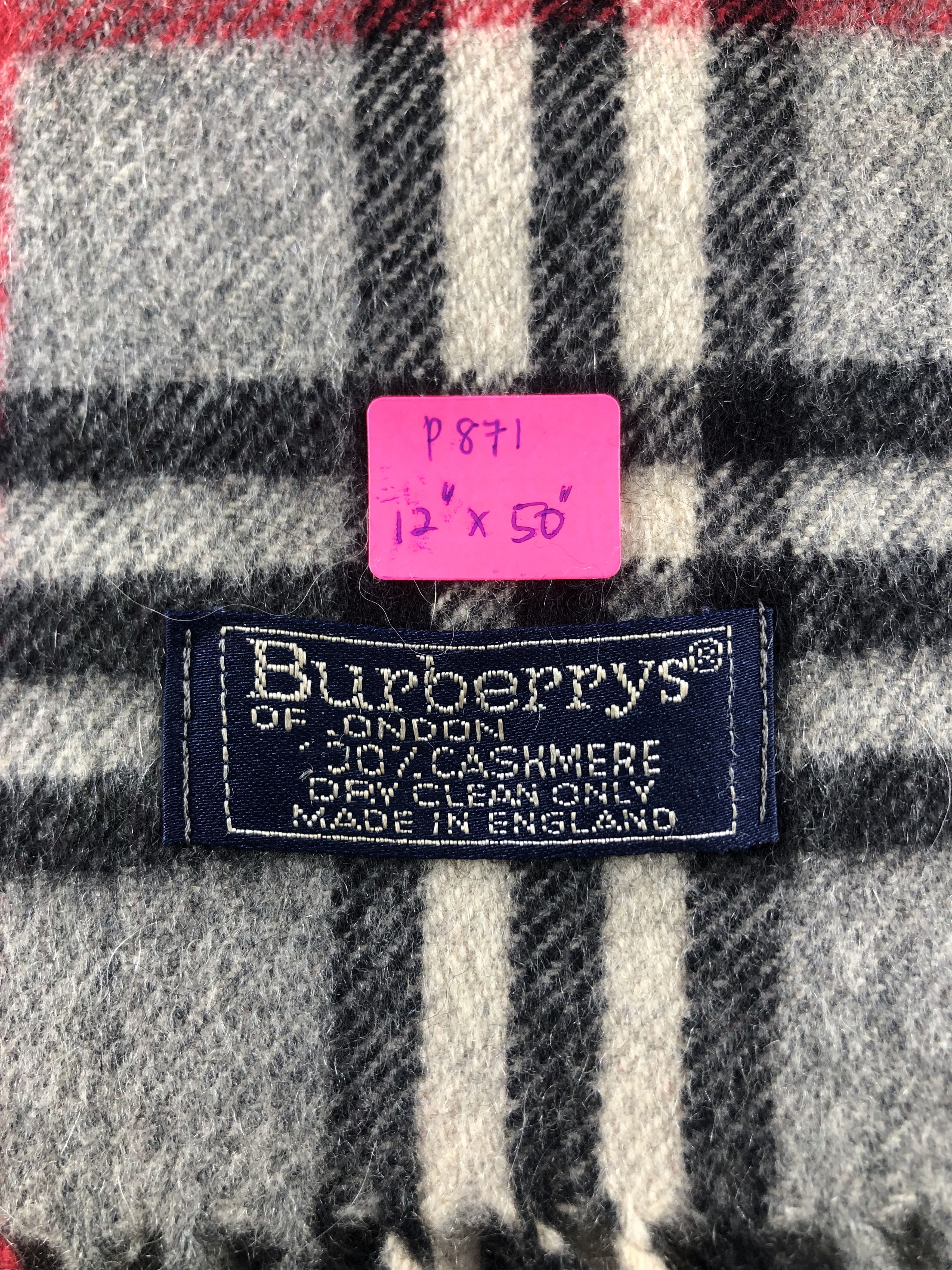 Burberry Burberry Cashmere Scarf / Muffler / Neckwear P871 Size ONE SIZE - 4 Thumbnail