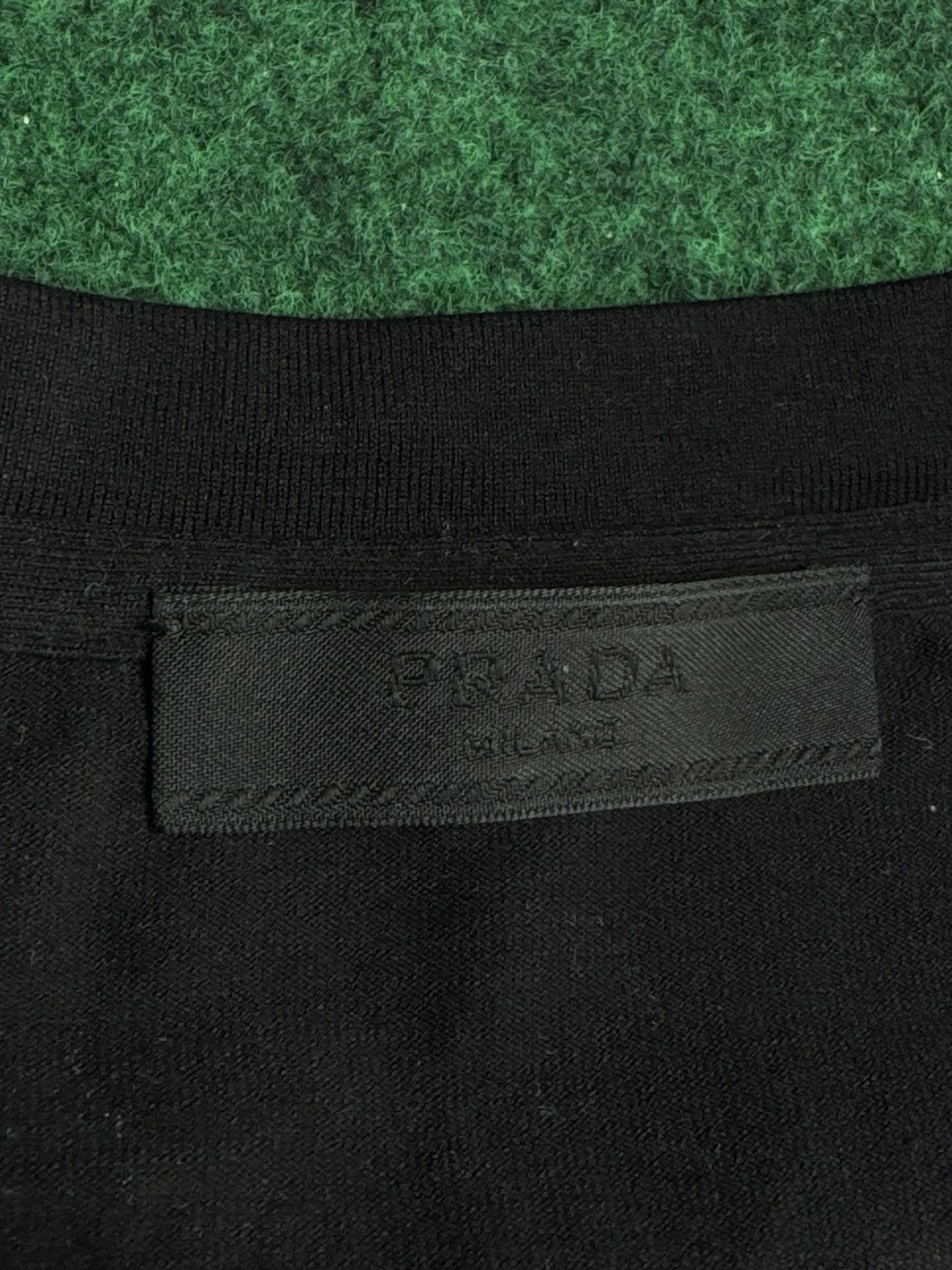 Prada Prada black t shirt with logo and nylon size S Size US S / EU 44-46 / 1 - 4 Thumbnail