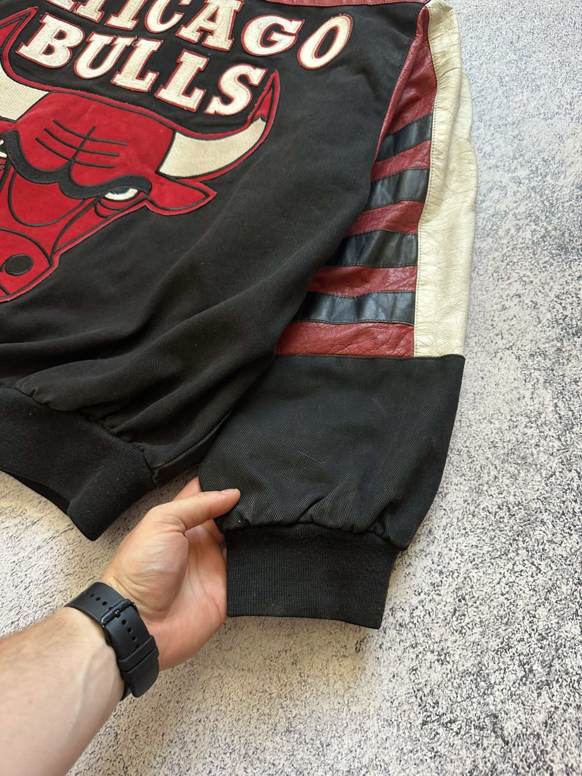 Jeff Hamilton 1993 Jeff Hamilton Chicago Bulls Jacket Size US XL / EU 56 / 4 - 15 Thumbnail