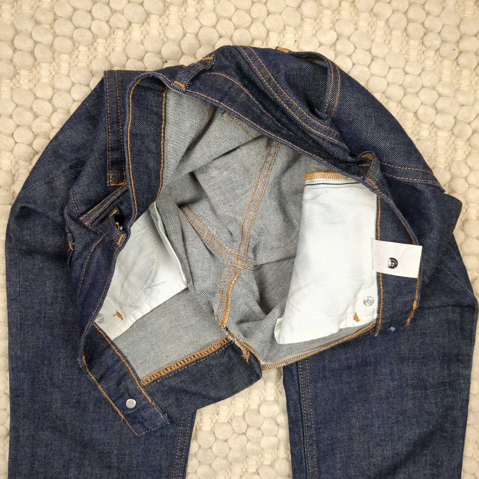 Everlane Everlane High Rise Dark Wash Slim Jeans Sz 27 Size 27" / US 4 / IT 40 - 7 Thumbnail