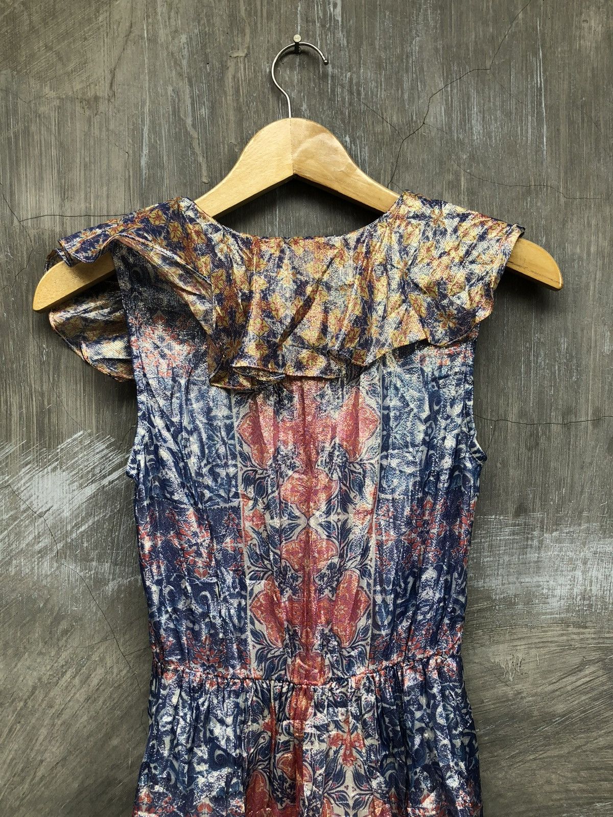 Hemant & Nandita Hemant & Nandita Women Midi Dress Size XS / US 0-2 / IT 36-38 - 11 Thumbnail
