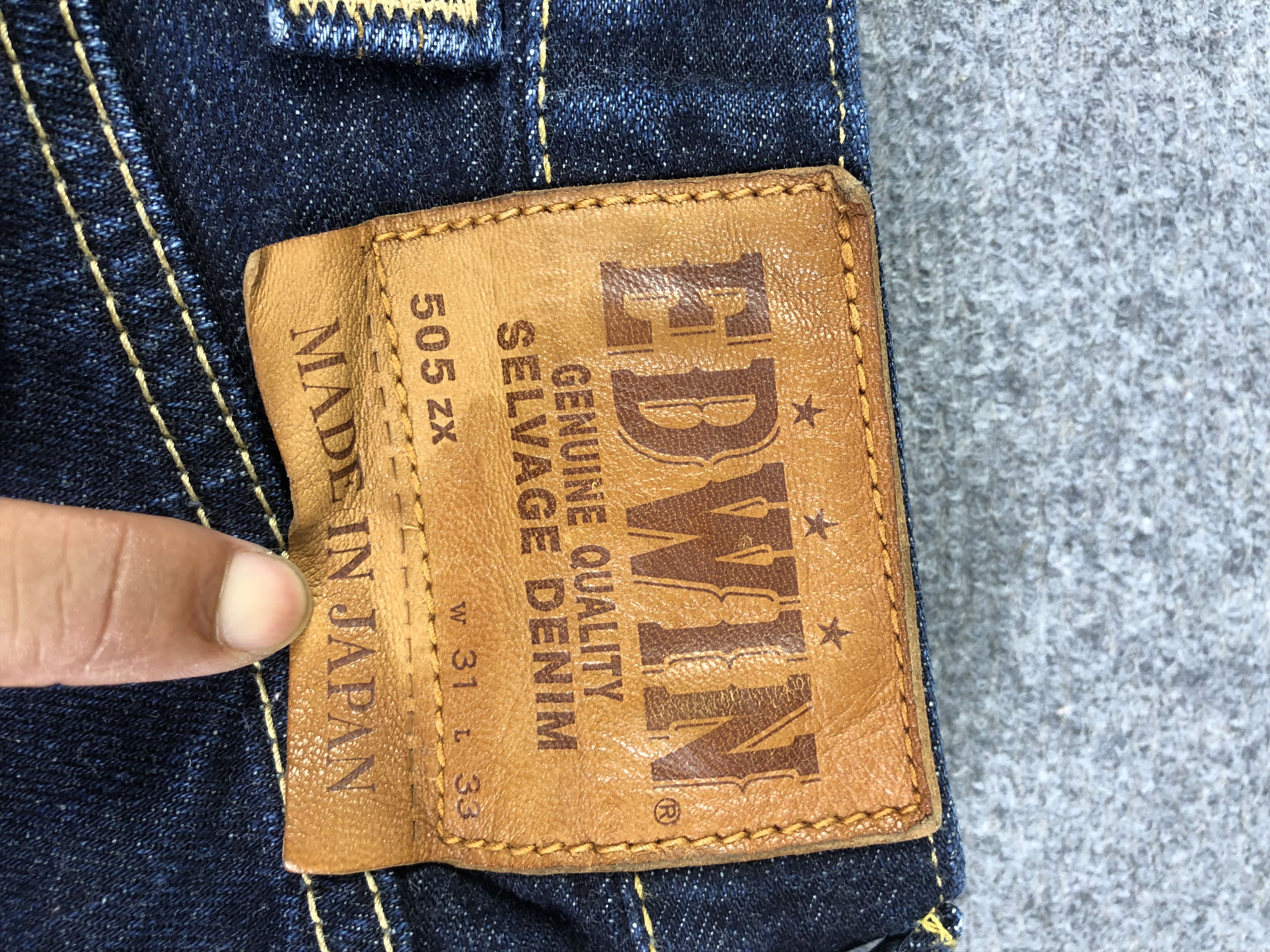 Edwin Edwin Selvage Denim Jeans 32x30 Size US 32 / EU 48 - 12 Thumbnail