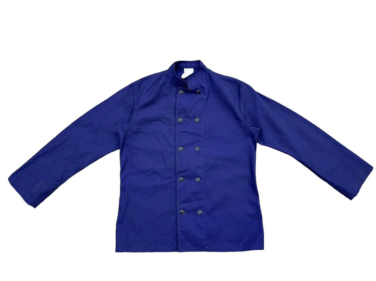 image of VTG Danton French Indigo Nehru Collar Coat Jacket in French Indigo Blue, Men's (Size Medium)