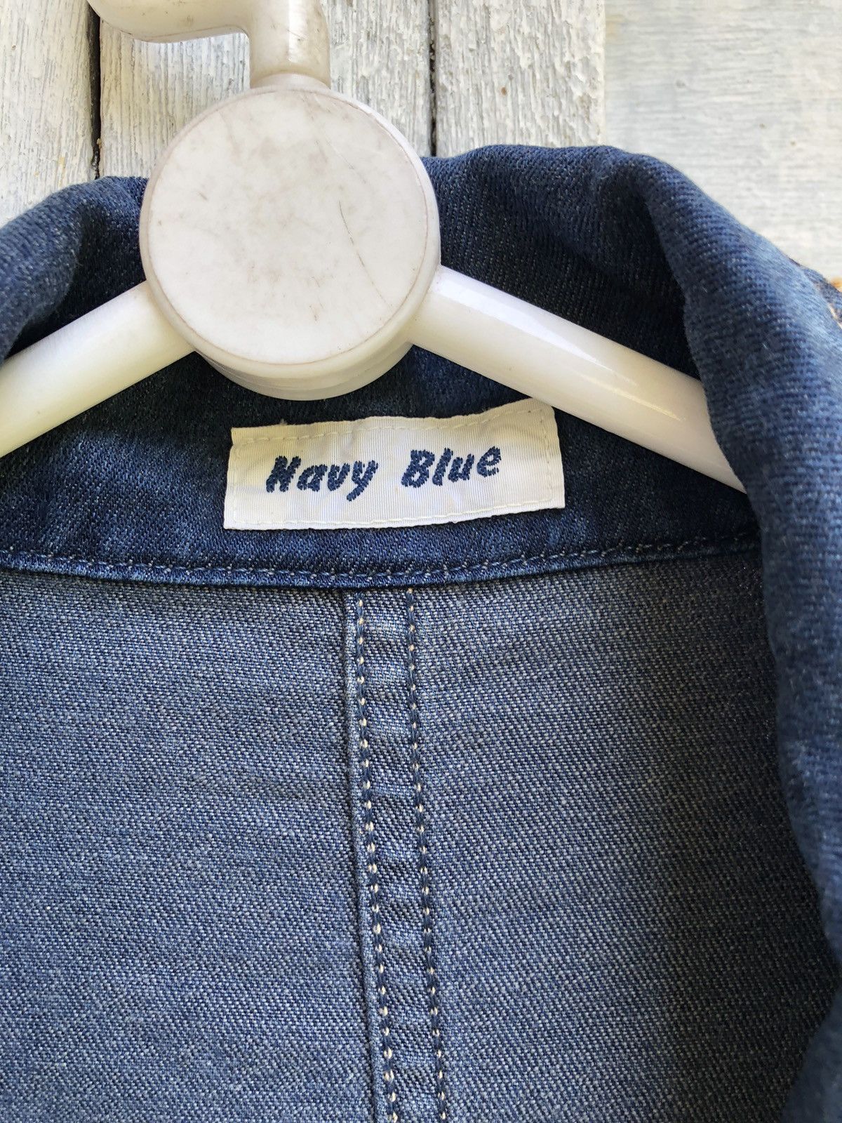 Japanese Brand Navy Blue Soft Denim Jacket Size US M / EU 48-50 / 2 - 4 Thumbnail