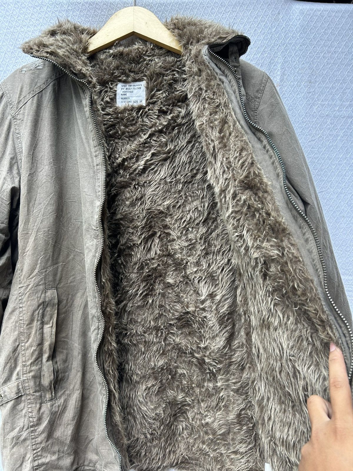 Japanese Brand Faux fur zip jacket Ifsixwasnine kmrii styled Size US L / EU 52-54 / 3 - 14 Thumbnail
