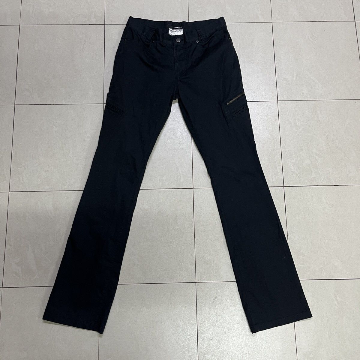 Japanese Brand × Katharine Hamnett London × Vintage Vintage Katharine Hamnett Punk Bootcut Pants Size 28" / US 6 / IT 42 - 2 Thumbnail