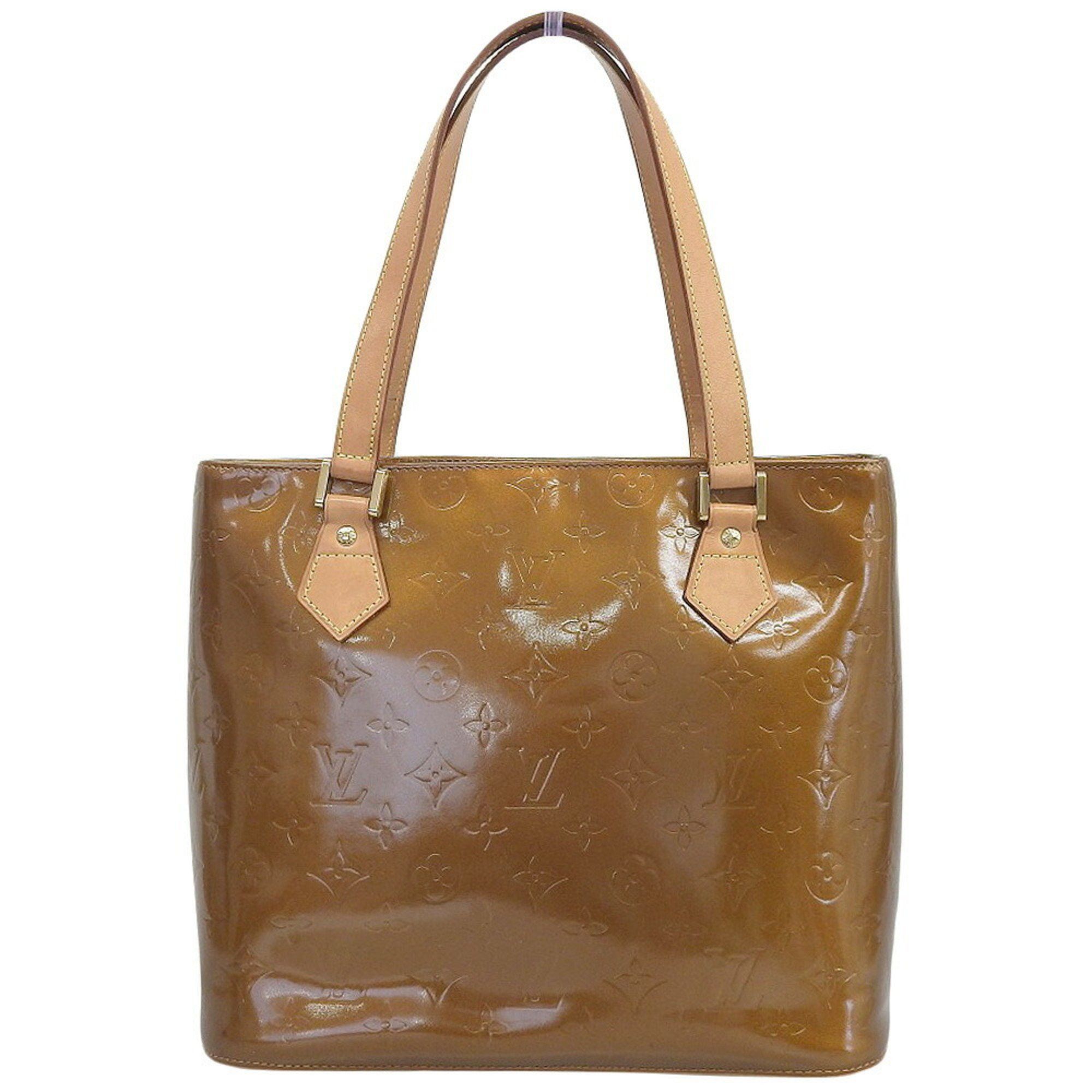 Louis Vuitton Louis Vuitton Monogram Vernis Houston M91122 Tote Bag Shoulder Bronze Size ONE SIZE - 1 Thumbnail