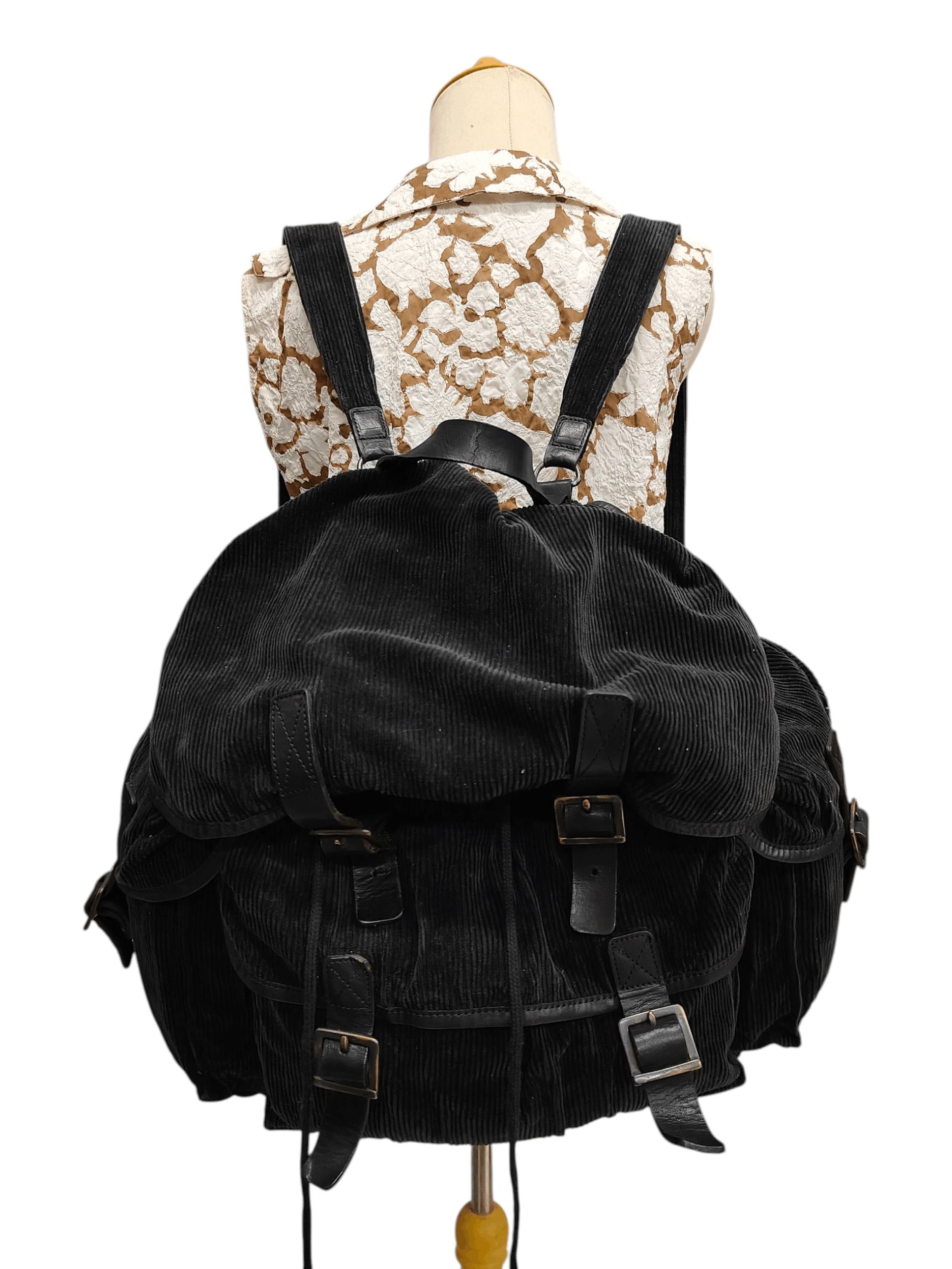 y's messenger bag 変形バッグ　yohjiyamamoto Yohji Yamamoto WXYZ Workshop Y's Black Messenger Bag