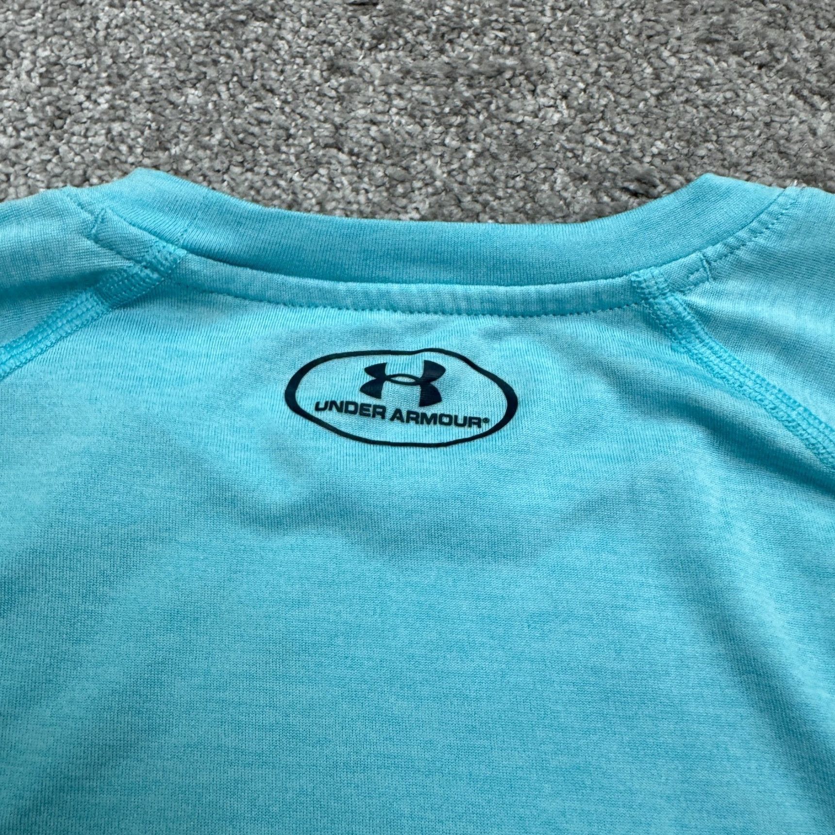Under Armour Under Armour HeatGear T-Shirt Men M Loose Fit Blue Crew Neck Active Tee Shirt Size US M / EU 48-50 / 2 - 3 Thumbnail