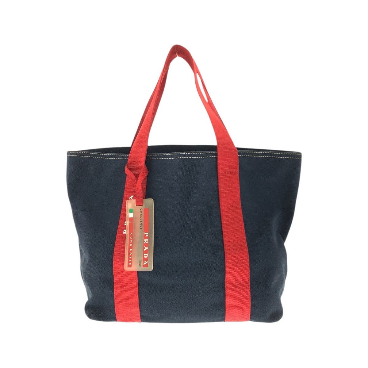 Prada Prada Prada Sports Canvas Tote Bag Textile Tote Bag 4VA134 DUTY FREE for USA Size ONE SIZE - 1 Thumbnail