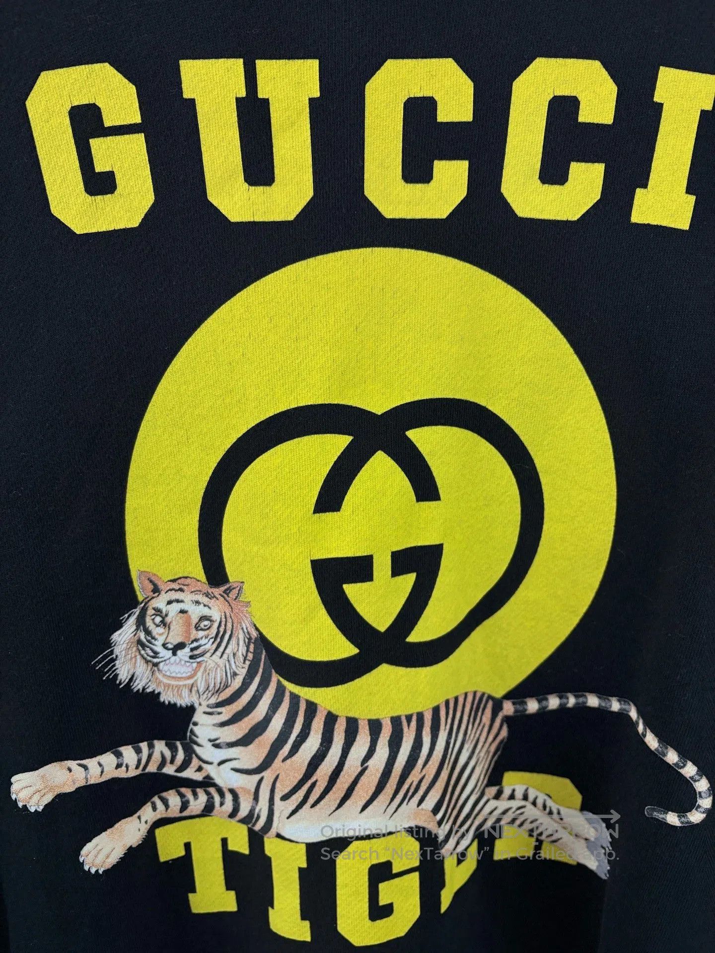 Gucci Gucci Double G Tiger Print Long Sleeve Sweatshirt. Size US L / EU 52-54 / 3 - 3 Thumbnail