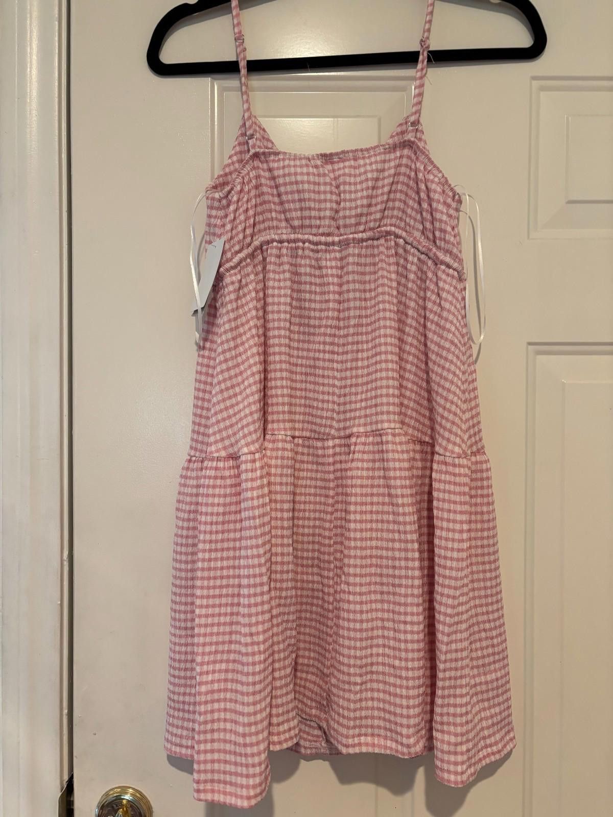 BP. Womens BP pink and white gingham sundress size small #68 Size S / US 4 / IT 40 - 2 Thumbnail