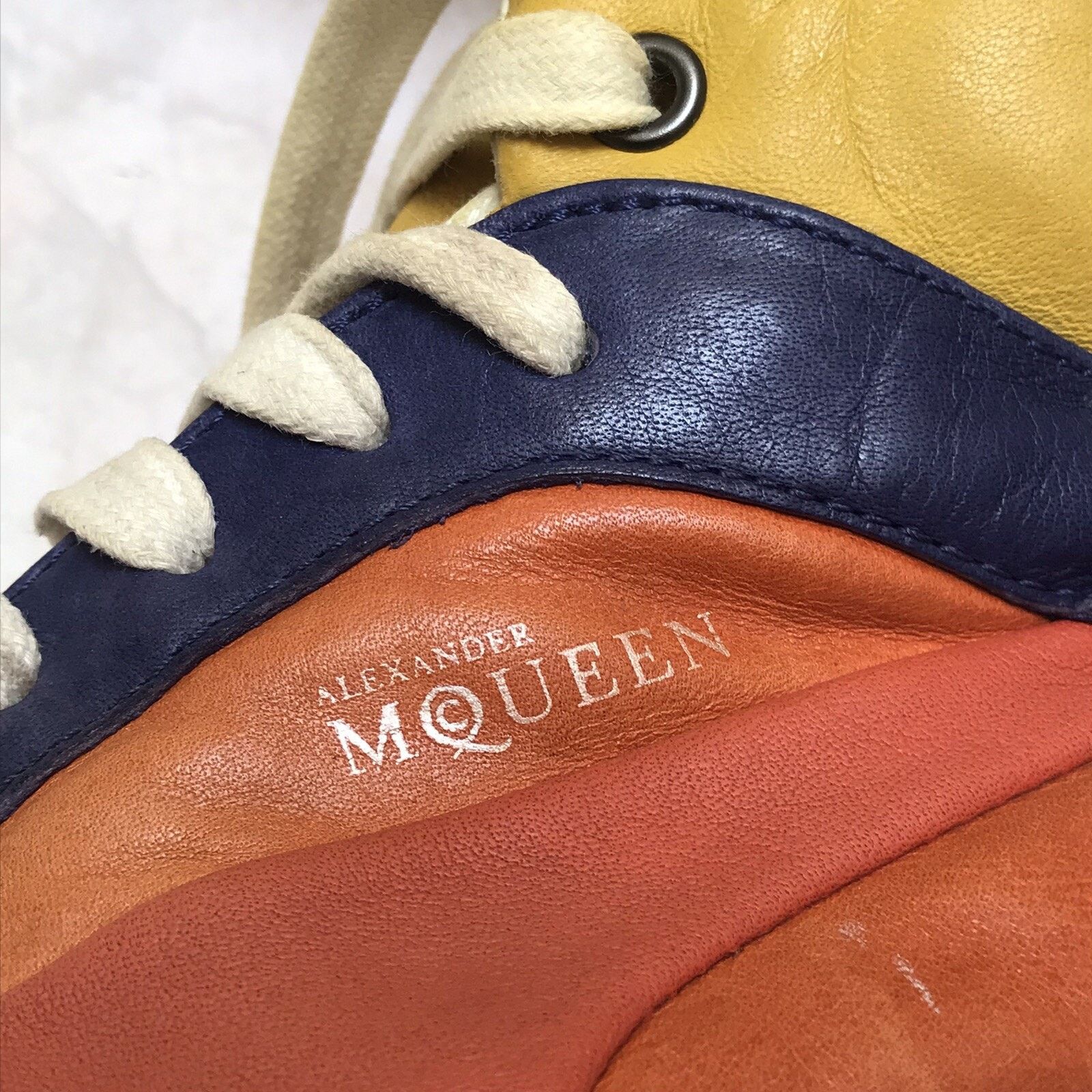Puma Alexander Mcqueen PUMA sneakers Leather shoes collaboration Size US 10 / EU 43 - 2 Thumbnail