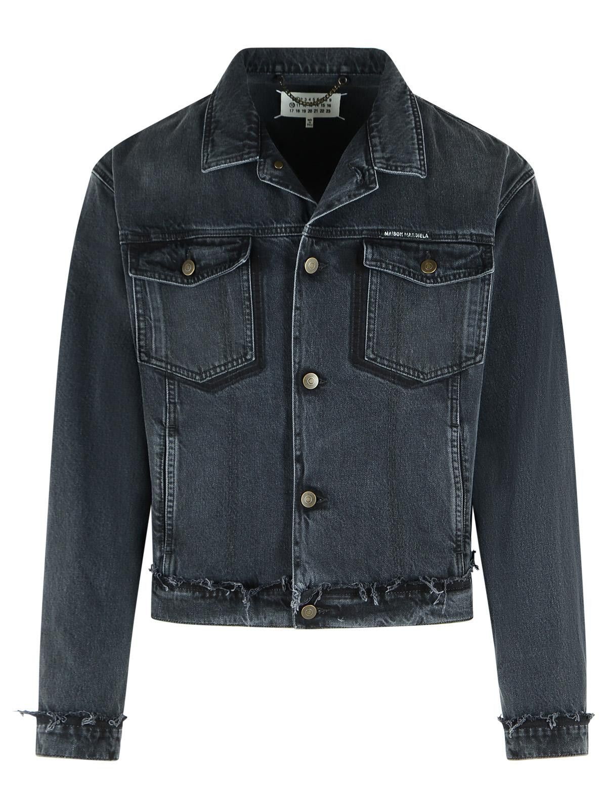 Maison Margiela MAISON MARGIELA Black Cotton Jacket Size US L / EU 52-54 / 3 - 1 Thumbnail