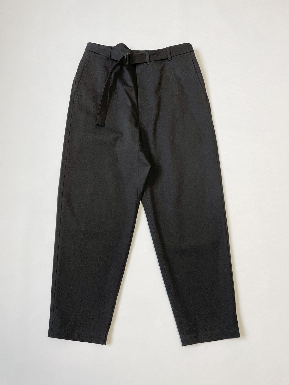 Lemaire S/S 24 Black ‘Belted Carrot Trousers’ Size US 34 / EU 50 - 1 Thumbnail