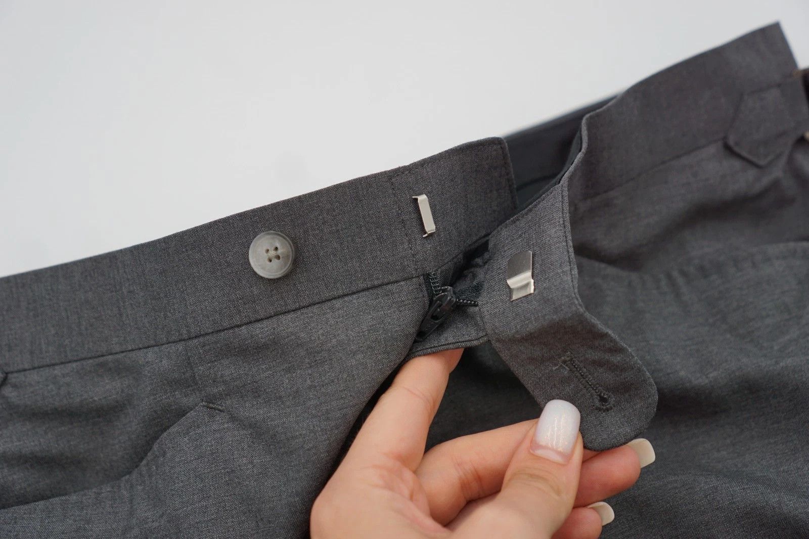 Suitsupply Men Suitsupply Pants Trousers Lazio Grey Size UK/US34 Size 34R - 4 Thumbnail