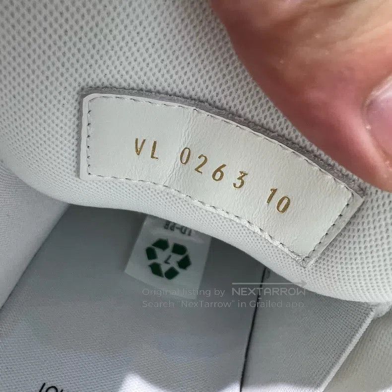 Louis Vuitton Louis Vuitton Trainer Maxi Fat Ding White Blue shoes Size US 10 / EU 43 - 6 Thumbnail