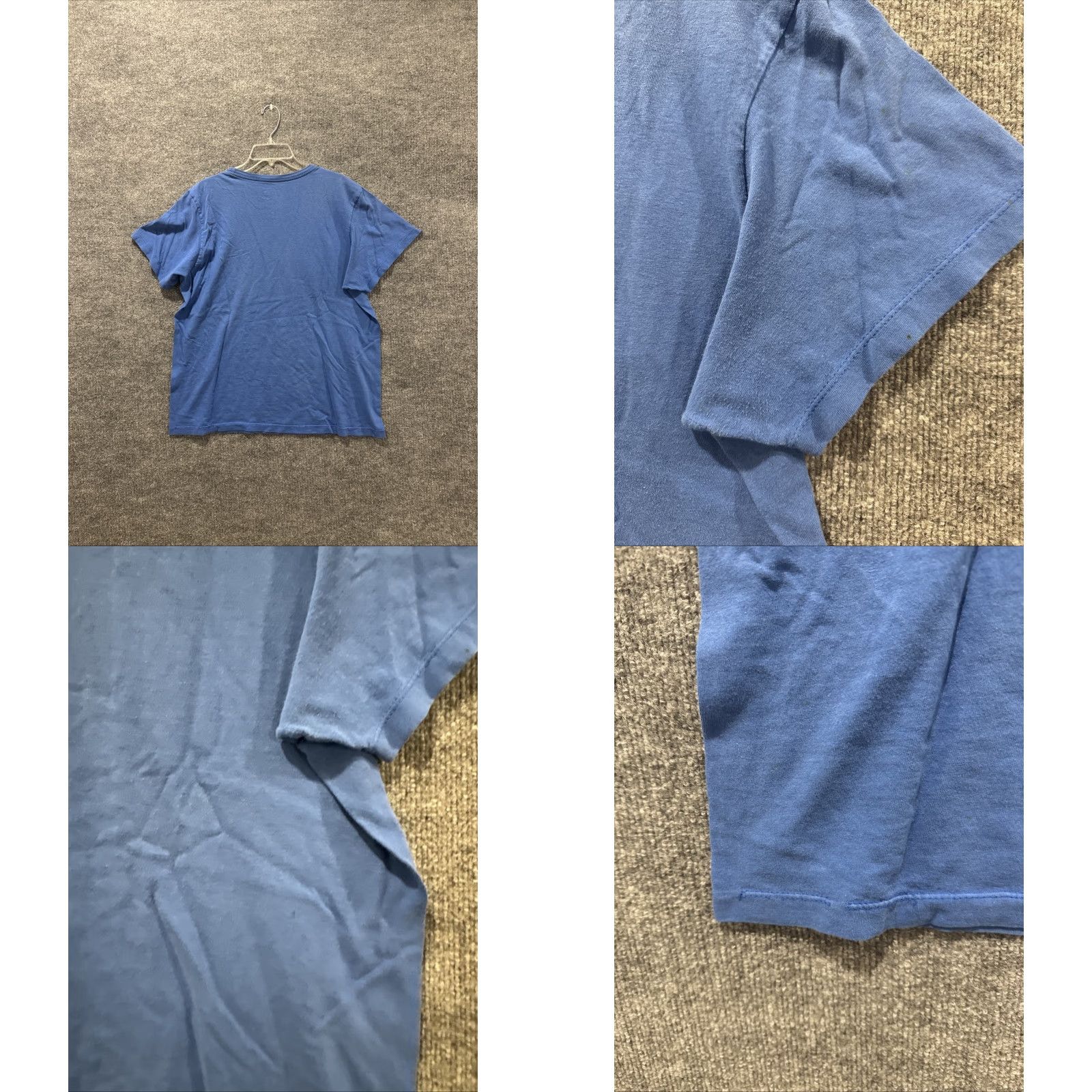 Ecko Unltd. Ecko Unltd. THRASHED Blue Short Sleeve Graphic Logo T-Shirt L Men’s Large Logo Shirt Mens Size US L / EU 52-54 / 3 - 9 Thumbnail