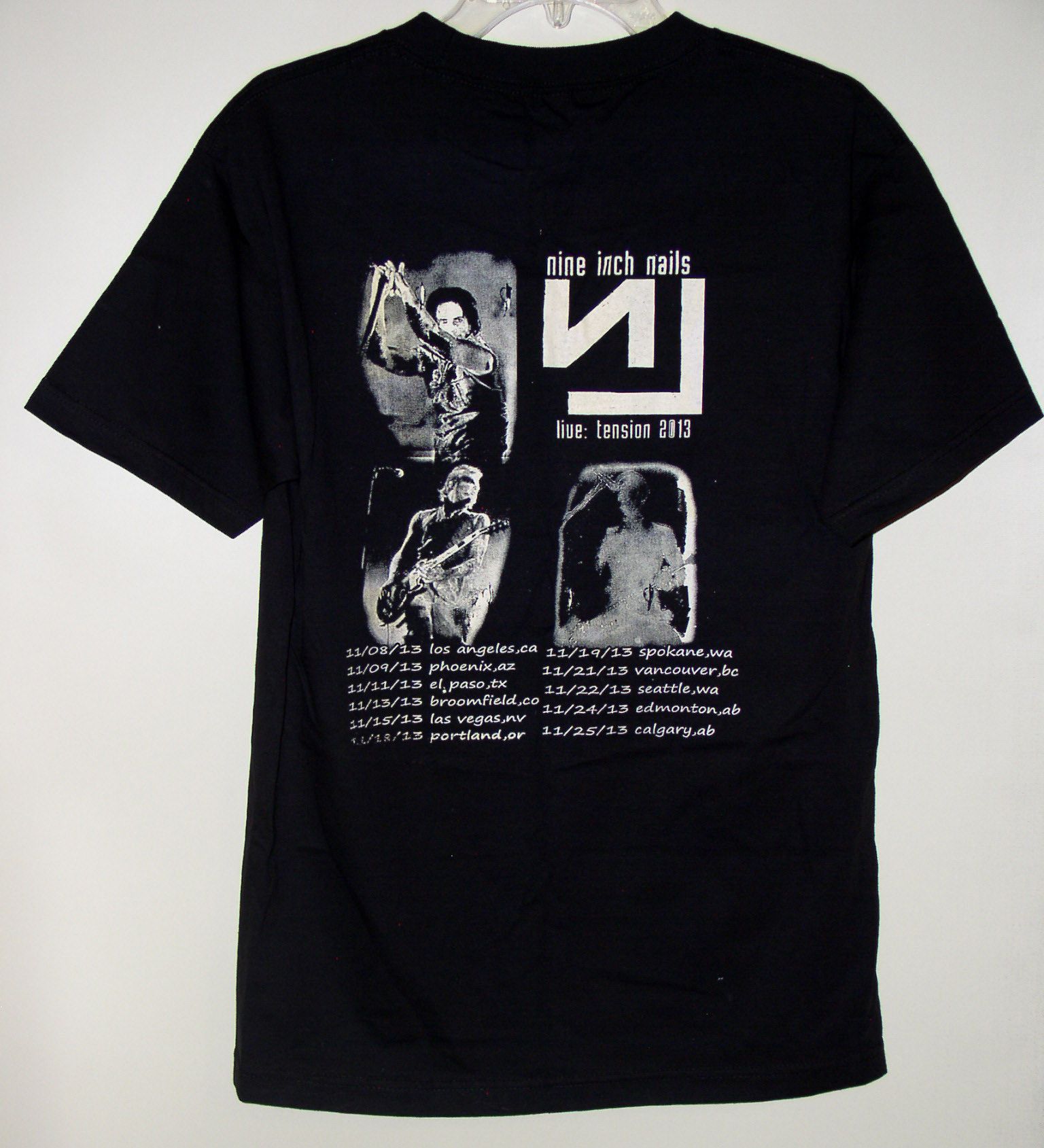 Band Tees Nine Inch Nails Concert Tour T Shirt 2013 Live Tension Size US M / EU 48-50 / 2 - 2 Thumbnail