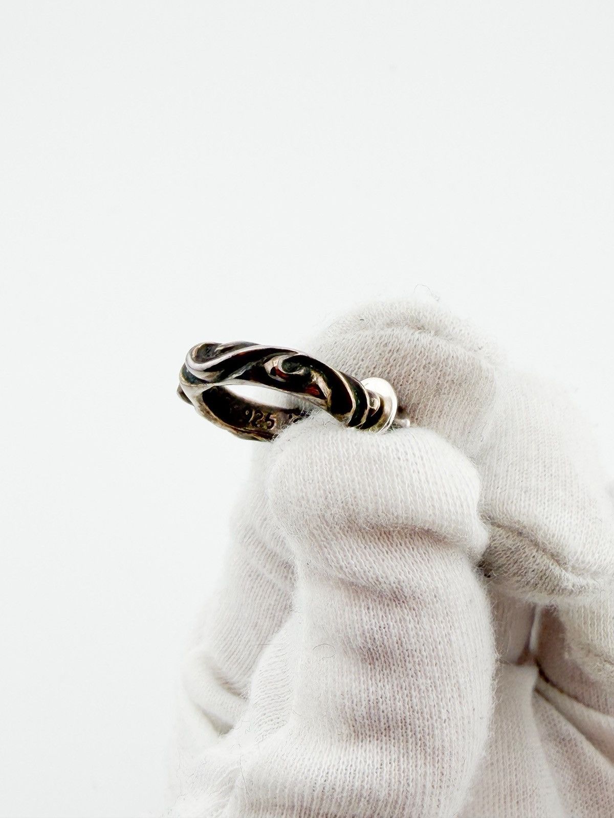 Chrome Hearts Chrome Hearts Scroll Hoop Earring Size ONE SIZE - 8 Thumbnail